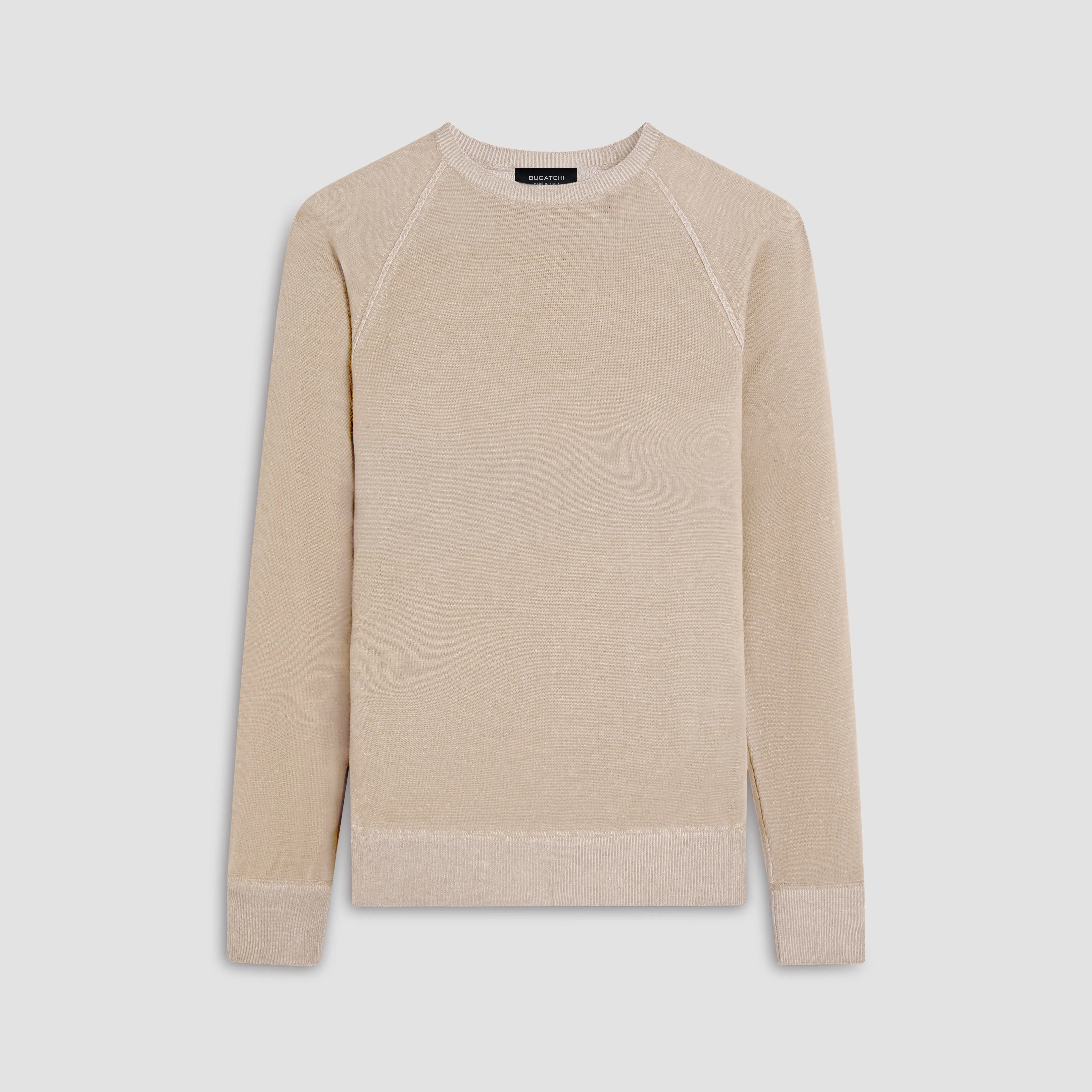 Solid Crew Neck Sweater sold by Bugatchi