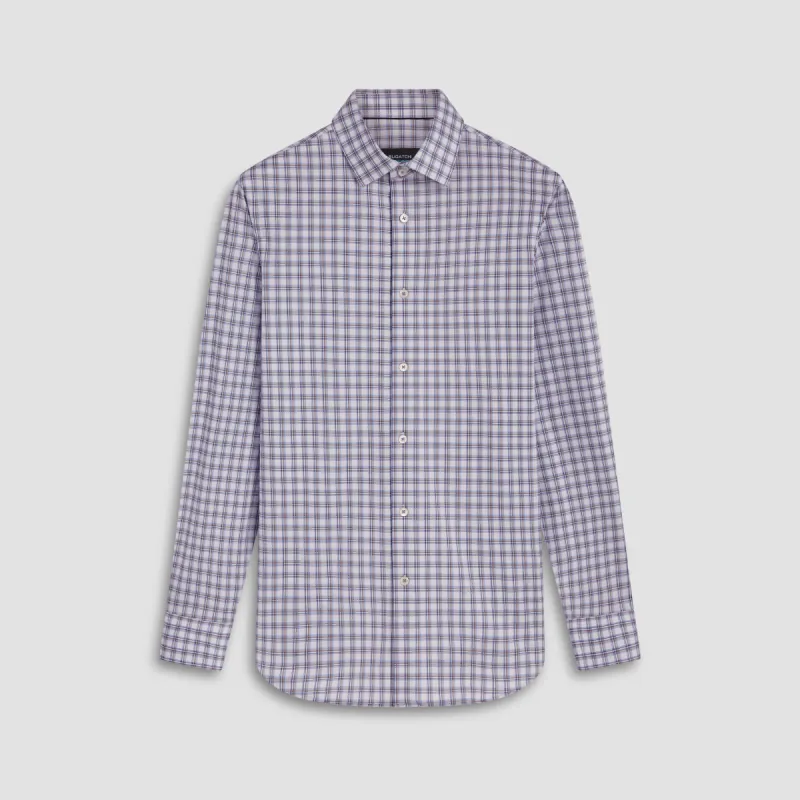 James Plaid Check Print OoohCotton Shirt sold by Bugatchi