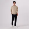 Solid Crew Neck Sweater sold by Bugatchi