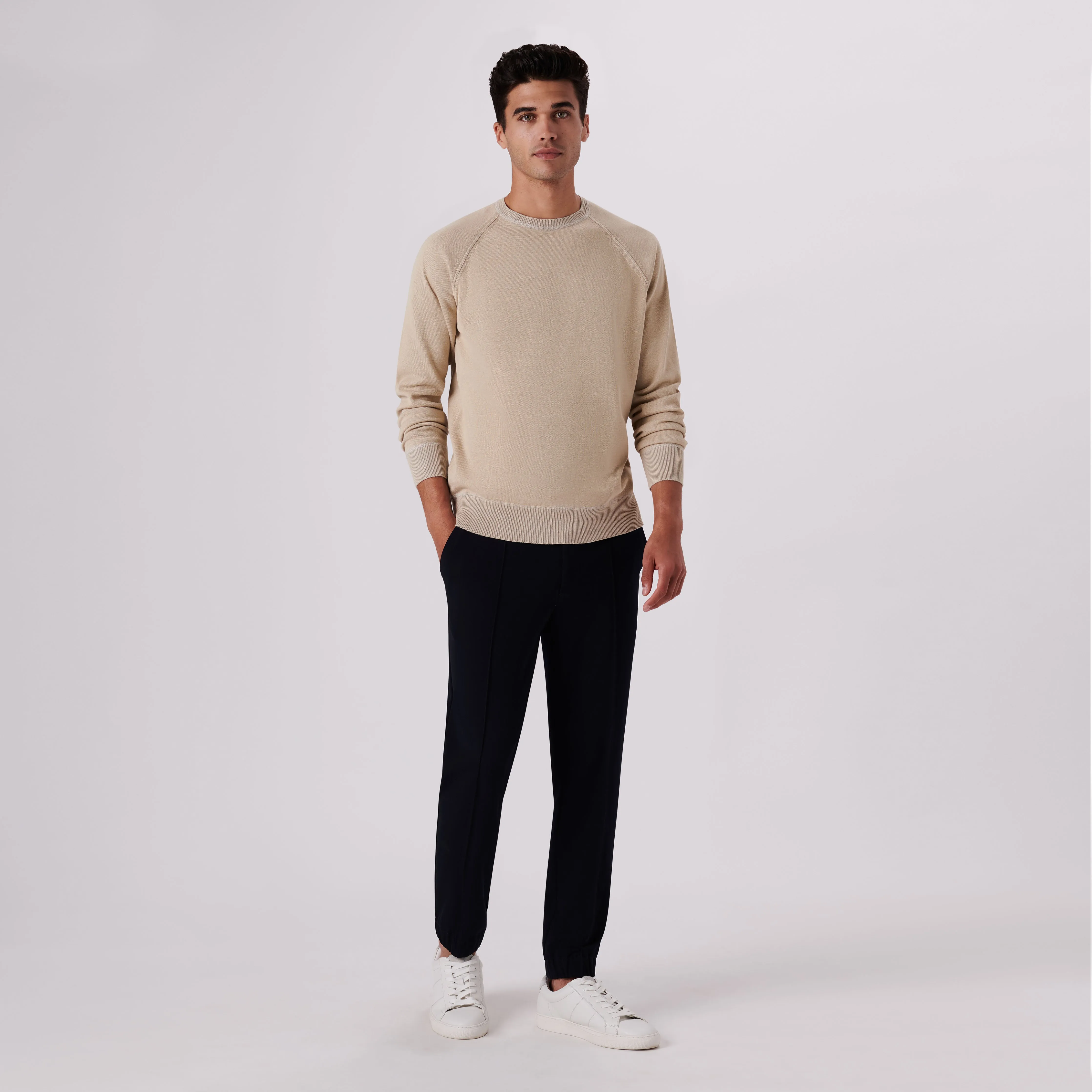 Solid Crew Neck Sweater sold by Bugatchi product image thumbnail 5