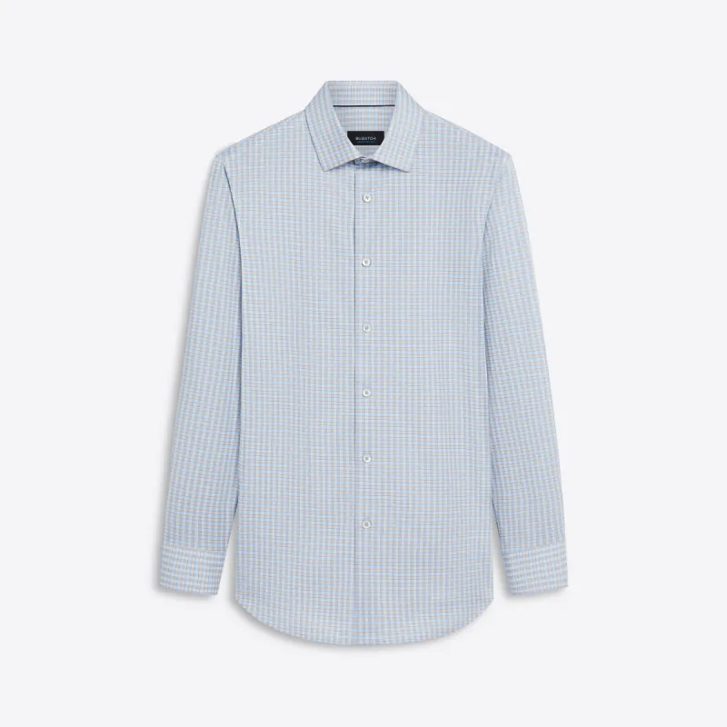 JAMES Checkered OoohCotton Shirt sold by Bugatchi