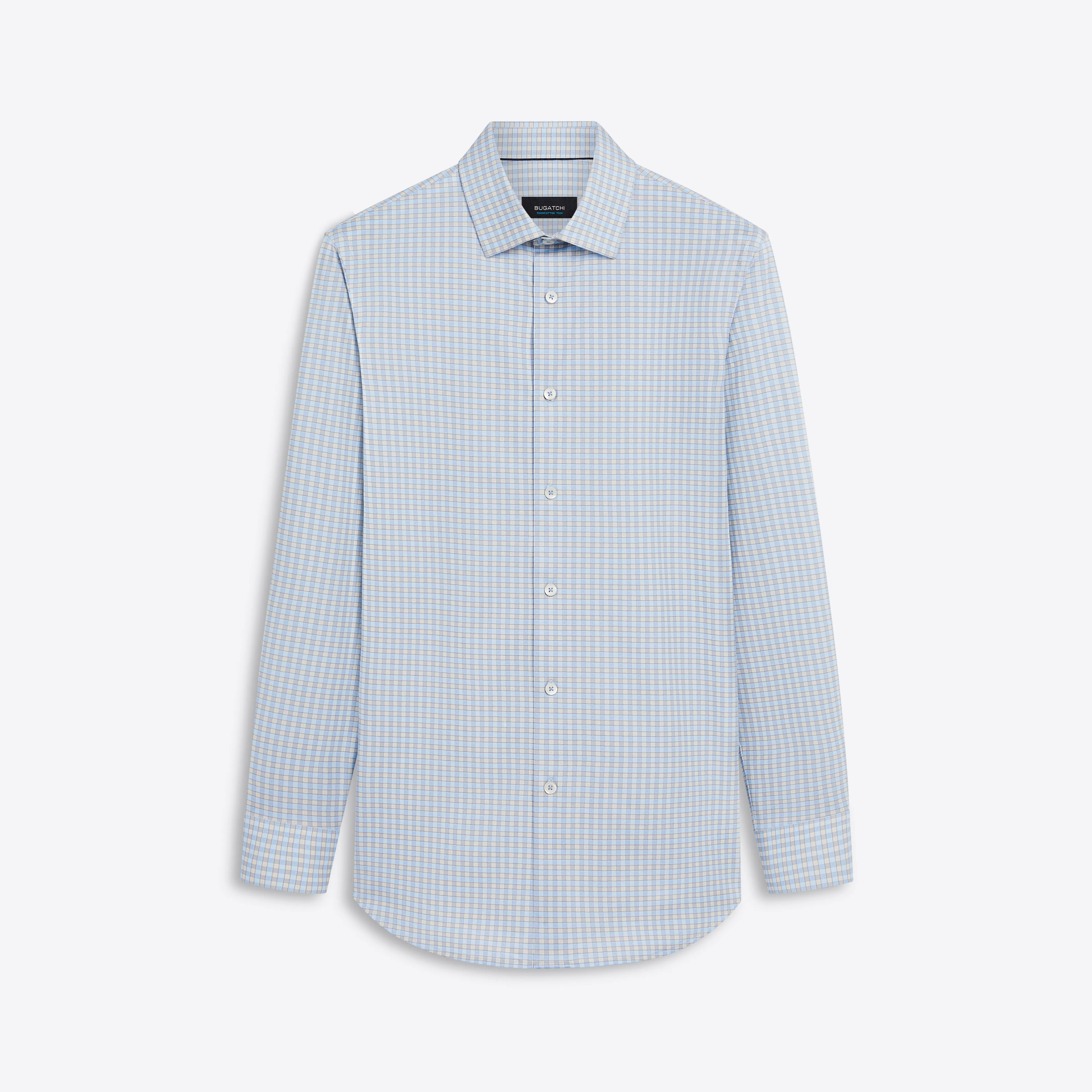 JAMES Checkered OoohCotton Shirt sold by Bugatchi