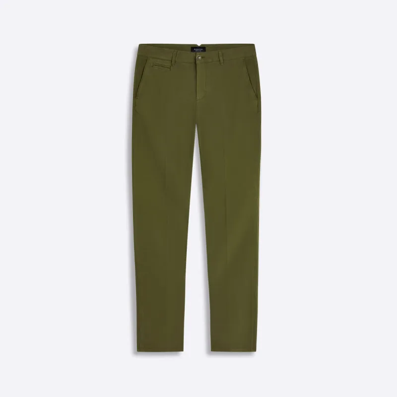 Solid Flat Front Chino Pants sold by Bugatchi