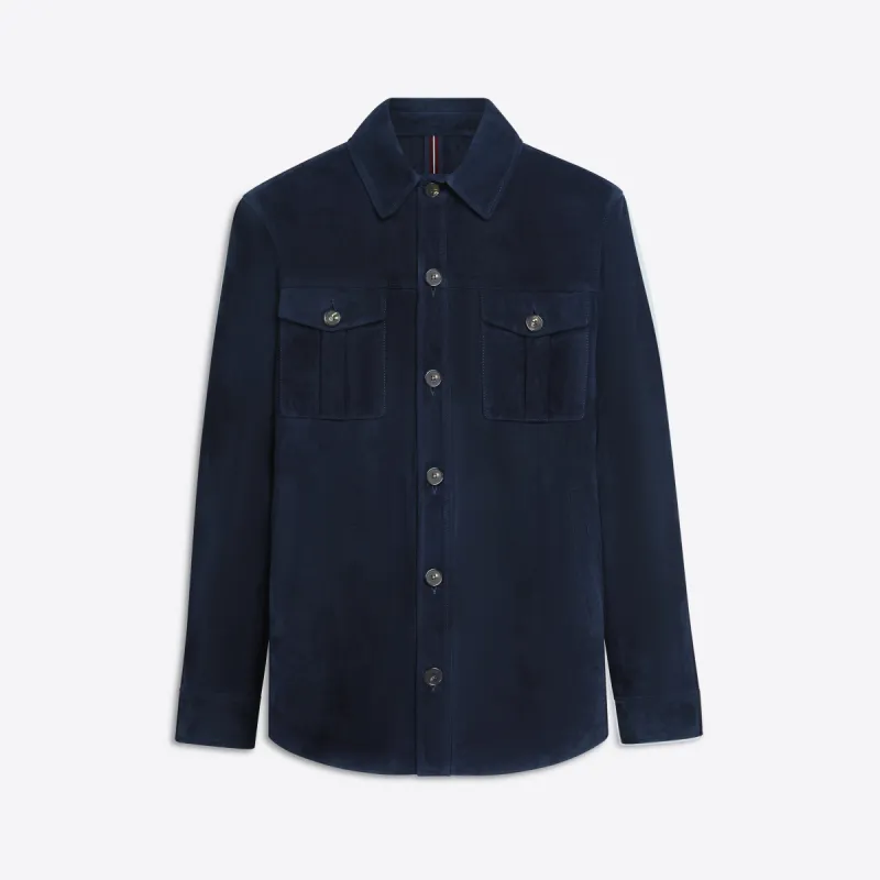 Suede Shirt Jacket sold by Bugatchi