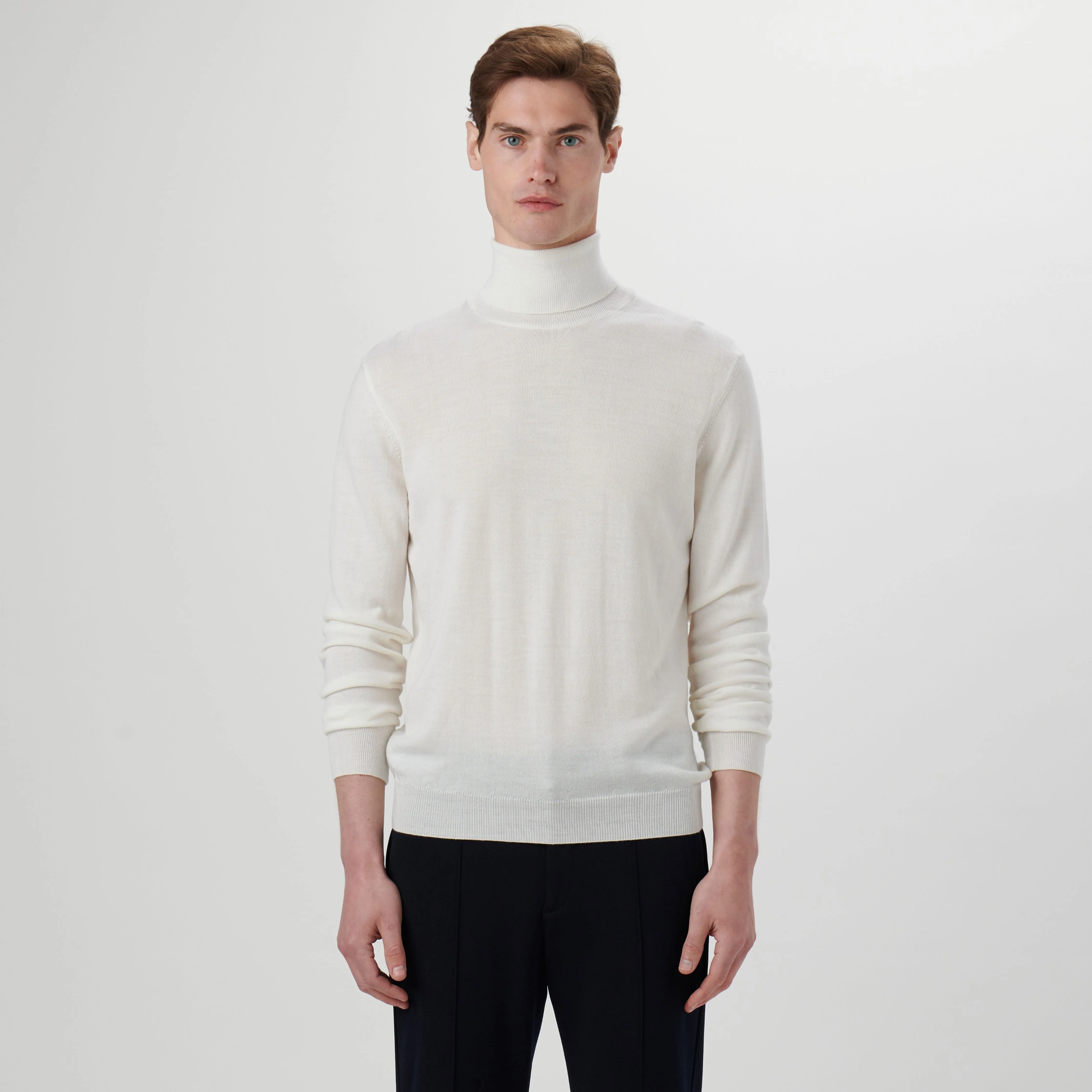 Super Merino Solid Turtleneck Sweater sold by Bugatchi product image thumbnail 2