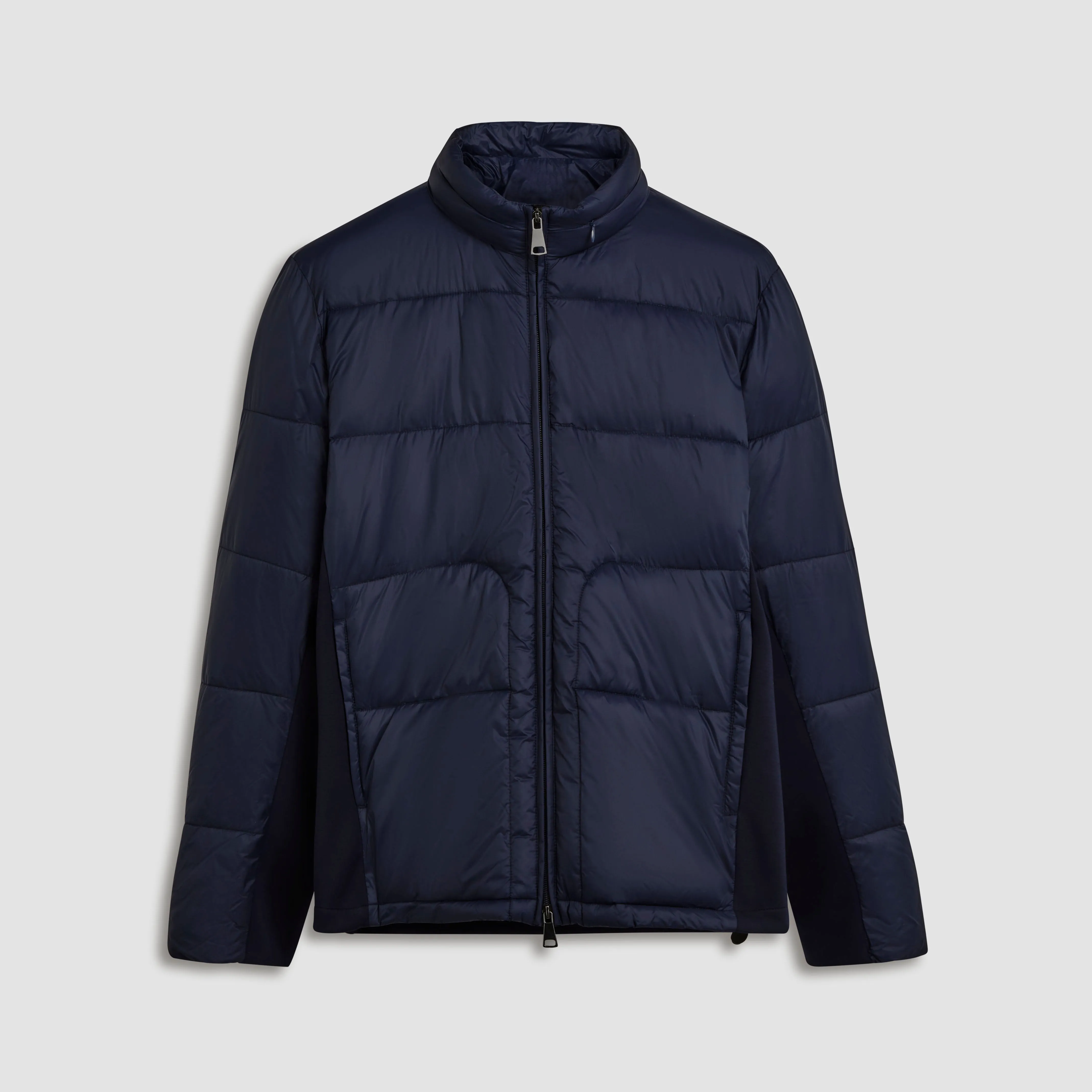 Quilted Bomber Jacket with Stow-Away Hood sold by Bugatchi