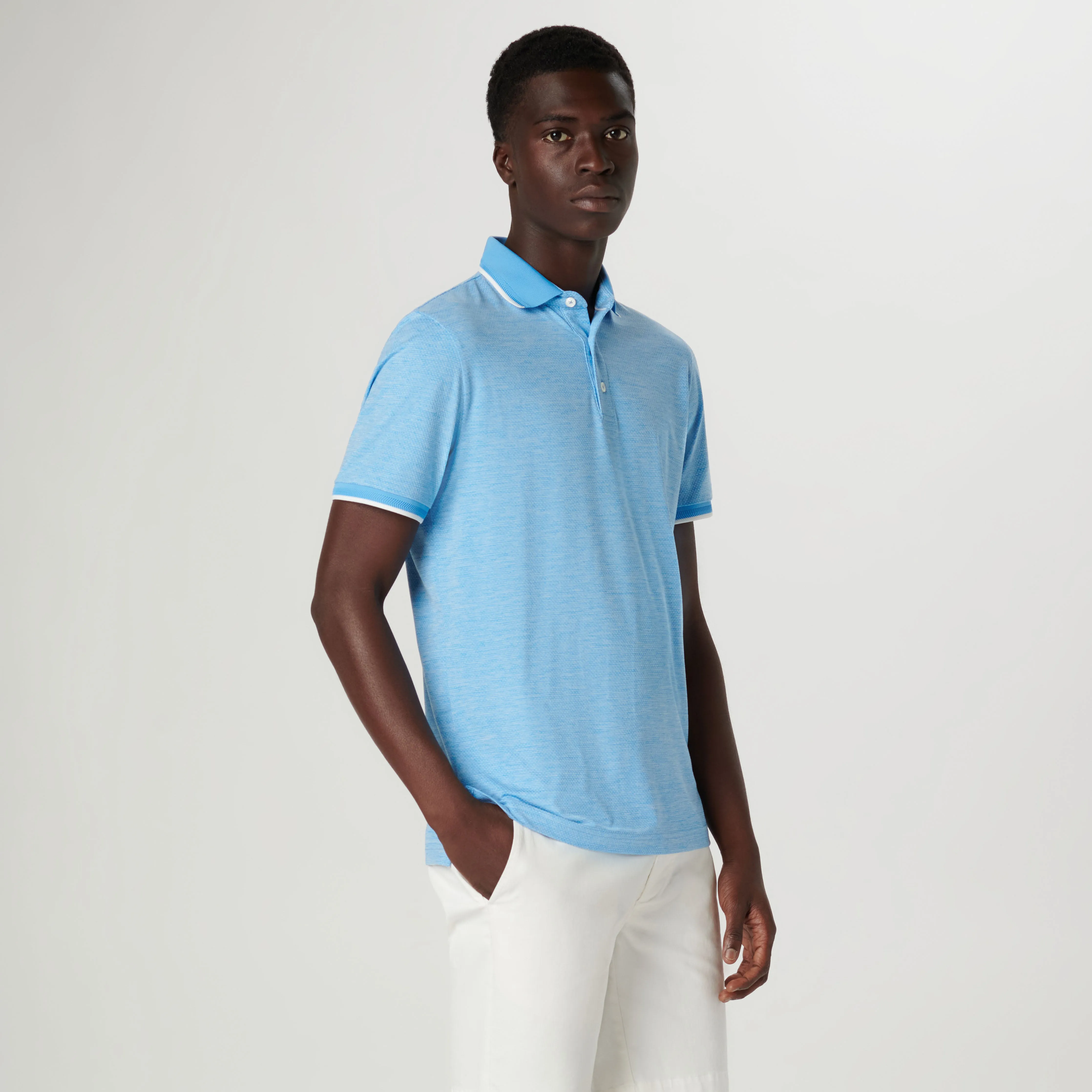 UV50 Performance Polo sold by Bugatchi product image thumbnail 3