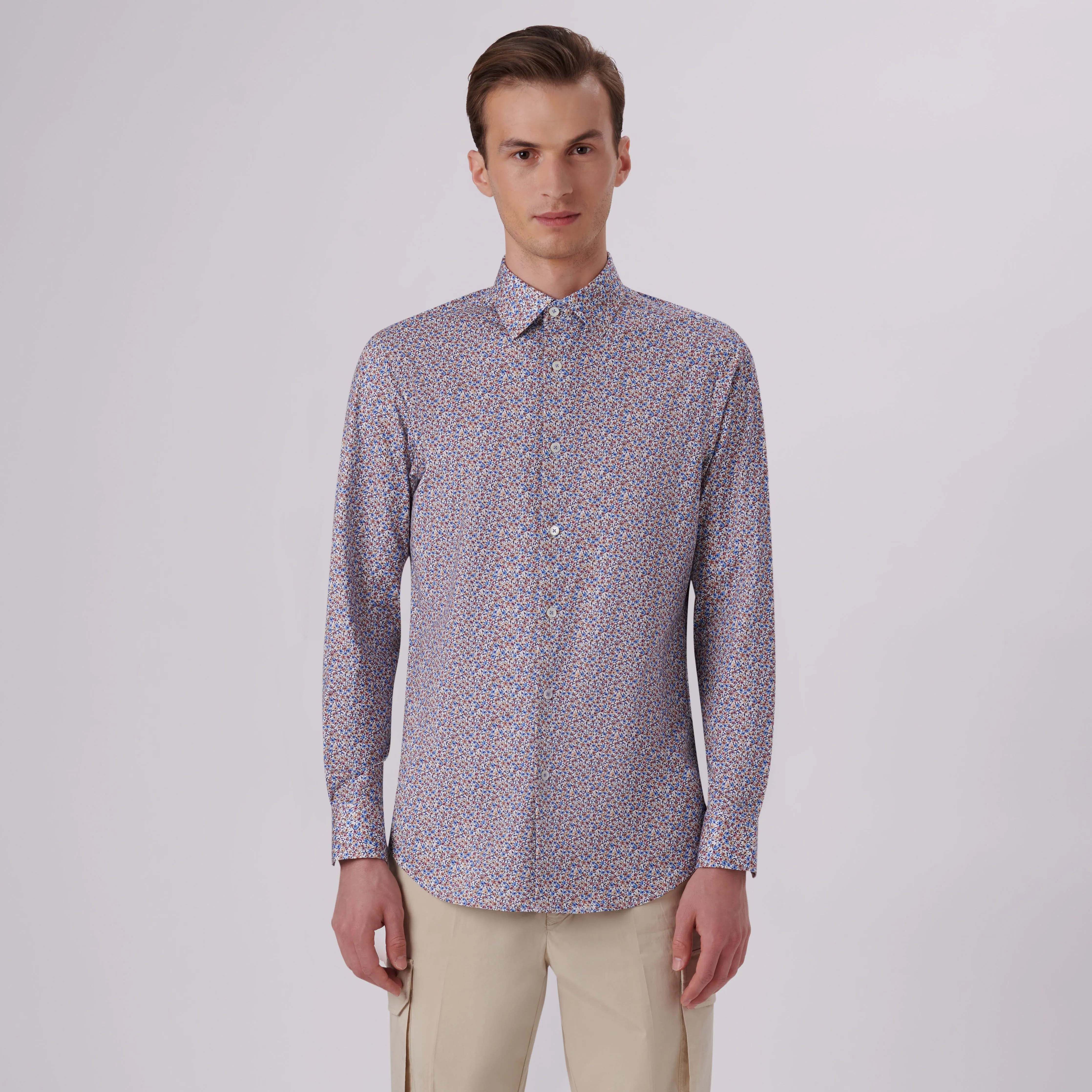 James Floral Print OoohCotton Shirt sold by Bugatchi product image thumbnail 2