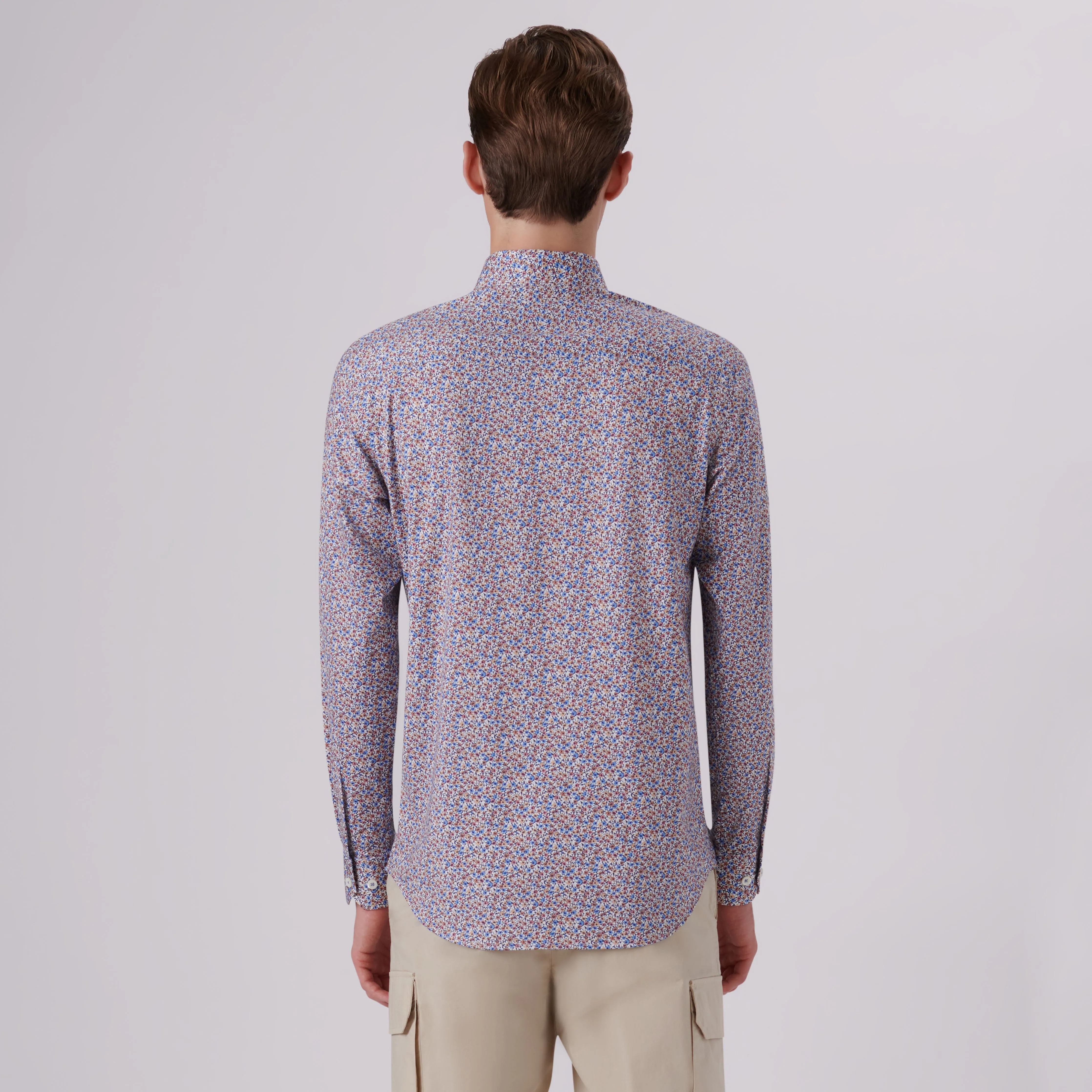 James Floral Print OoohCotton Shirt sold by Bugatchi product image thumbnail 4