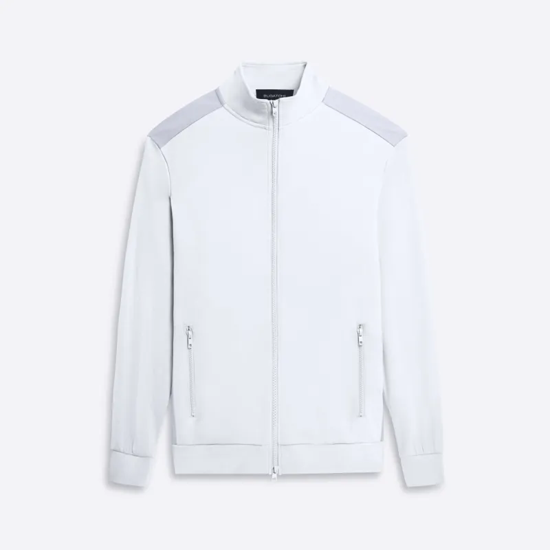 Full Zip Mock Neck Sweatshirt sold by Bugatchi