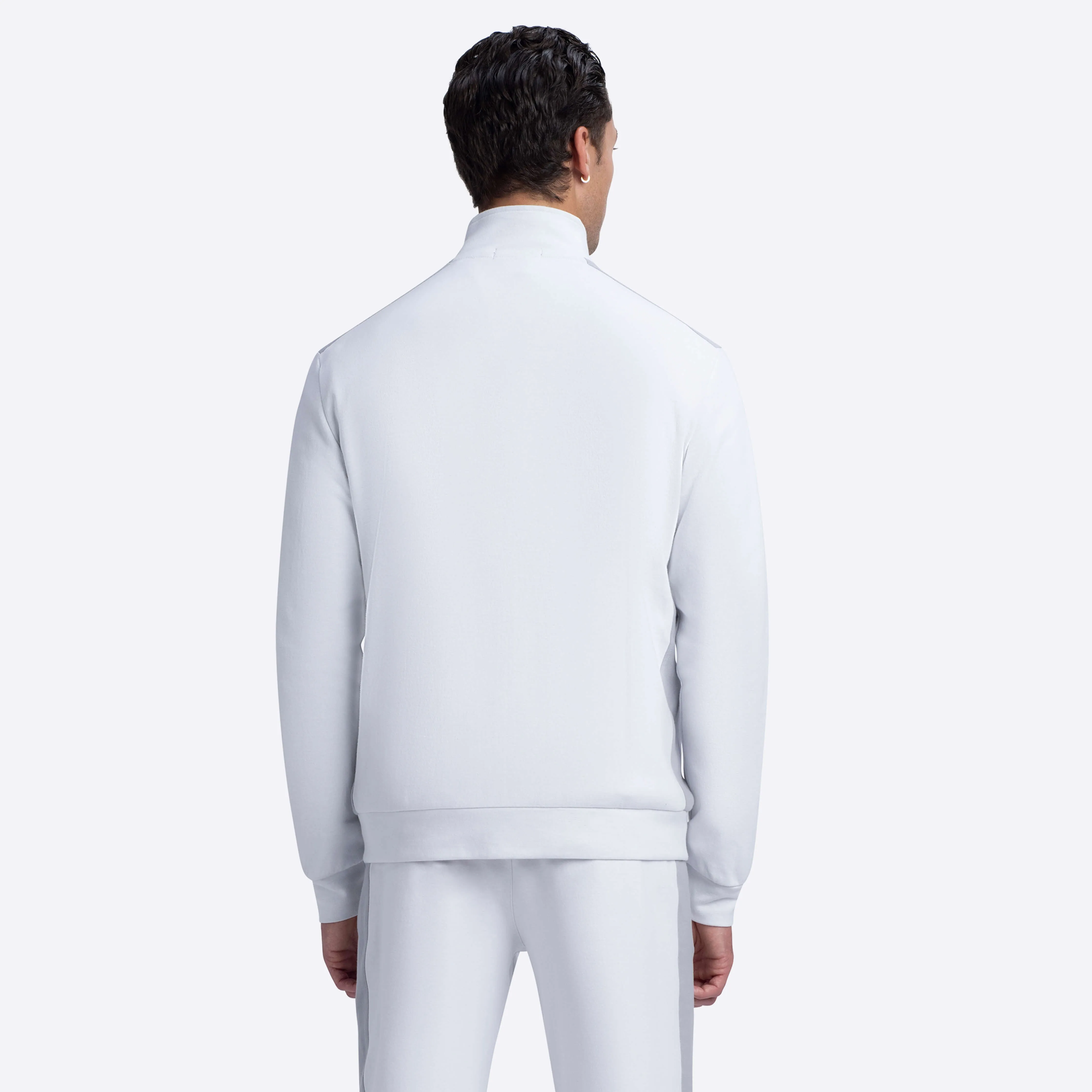 Full Zip Mock Neck Sweatshirt sold by Bugatchi product image thumbnail 4