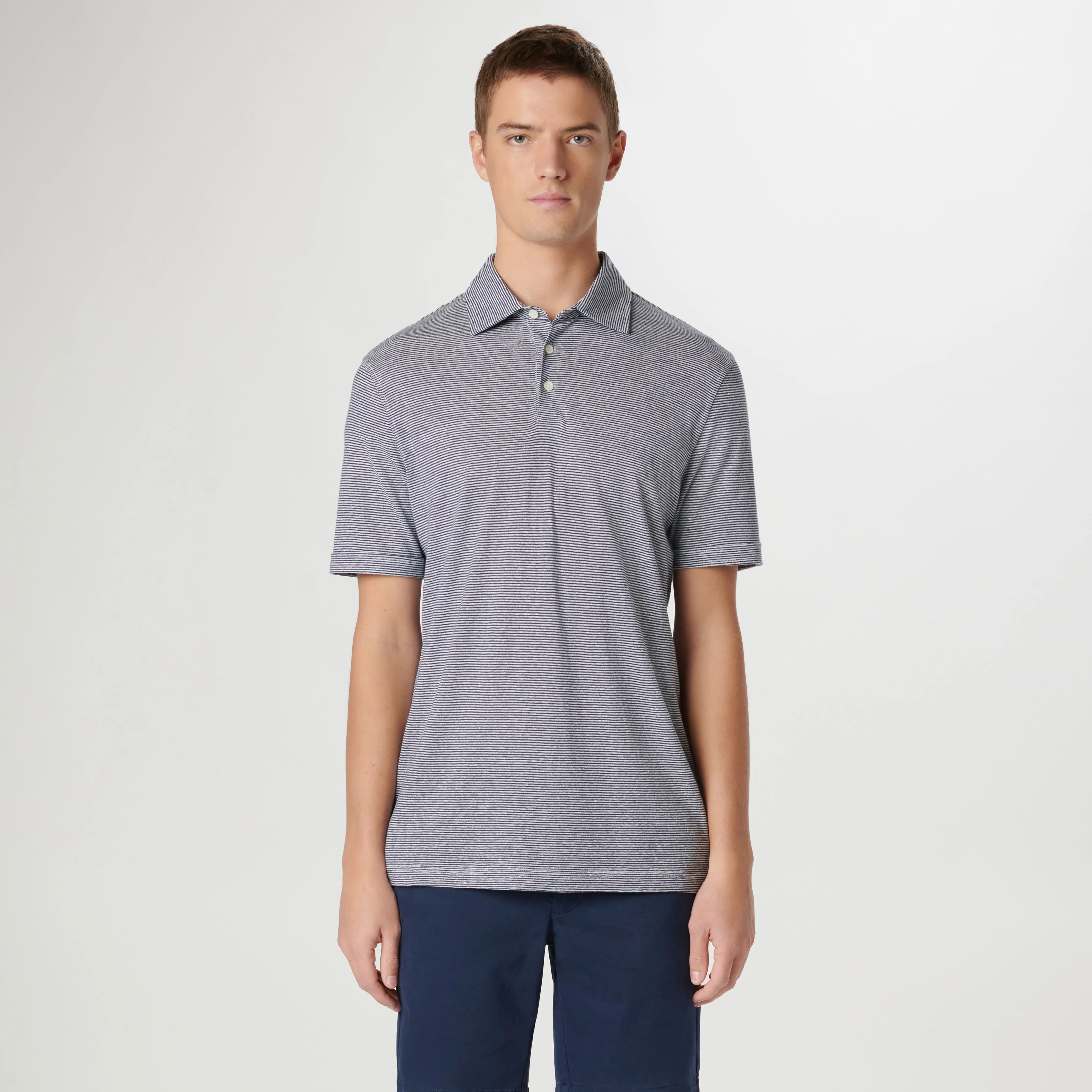 Striped Polo sold by Bugatchi product image thumbnail 2