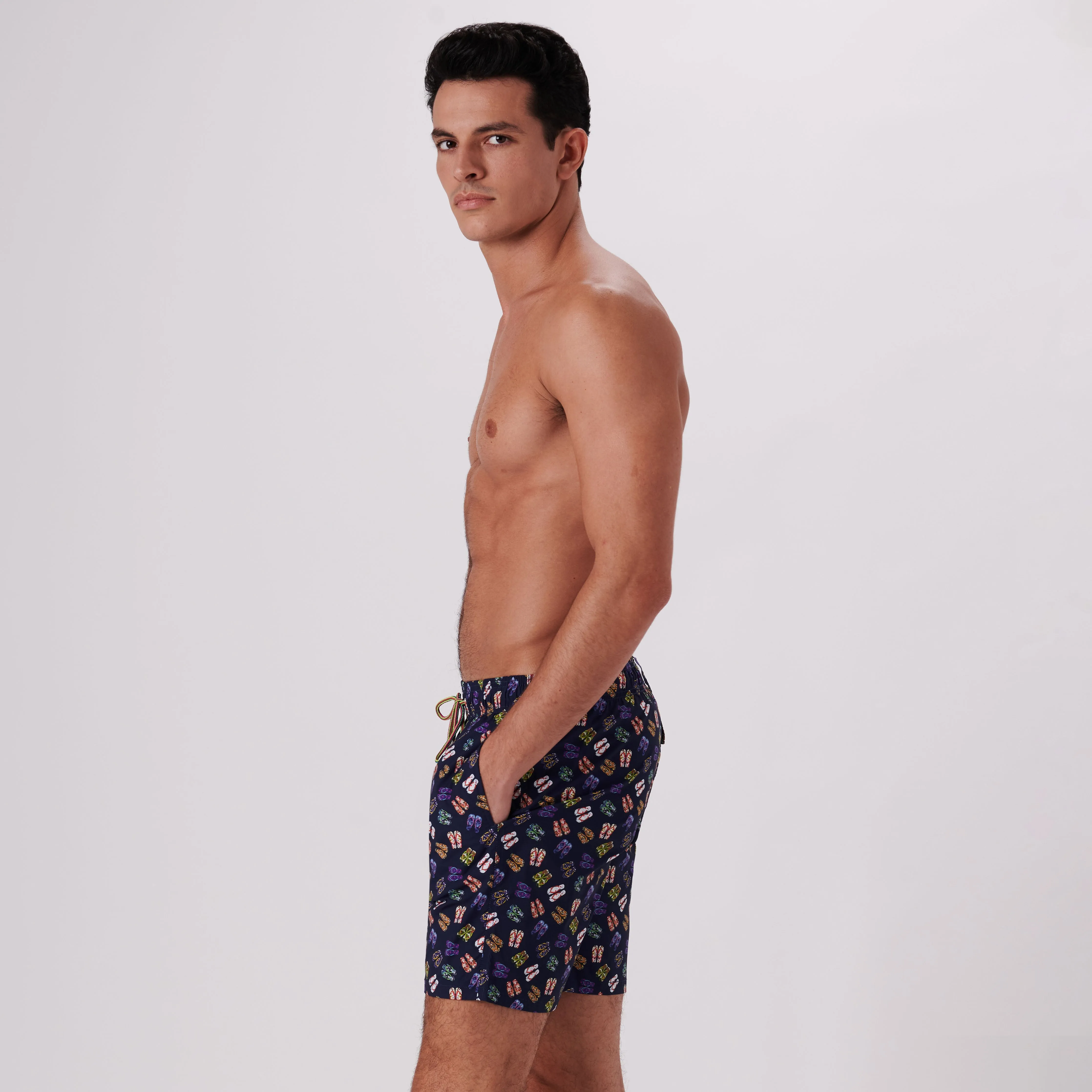 Cosmo Flip Flops Swim Trunks sold by Bugatchi product image thumbnail 4