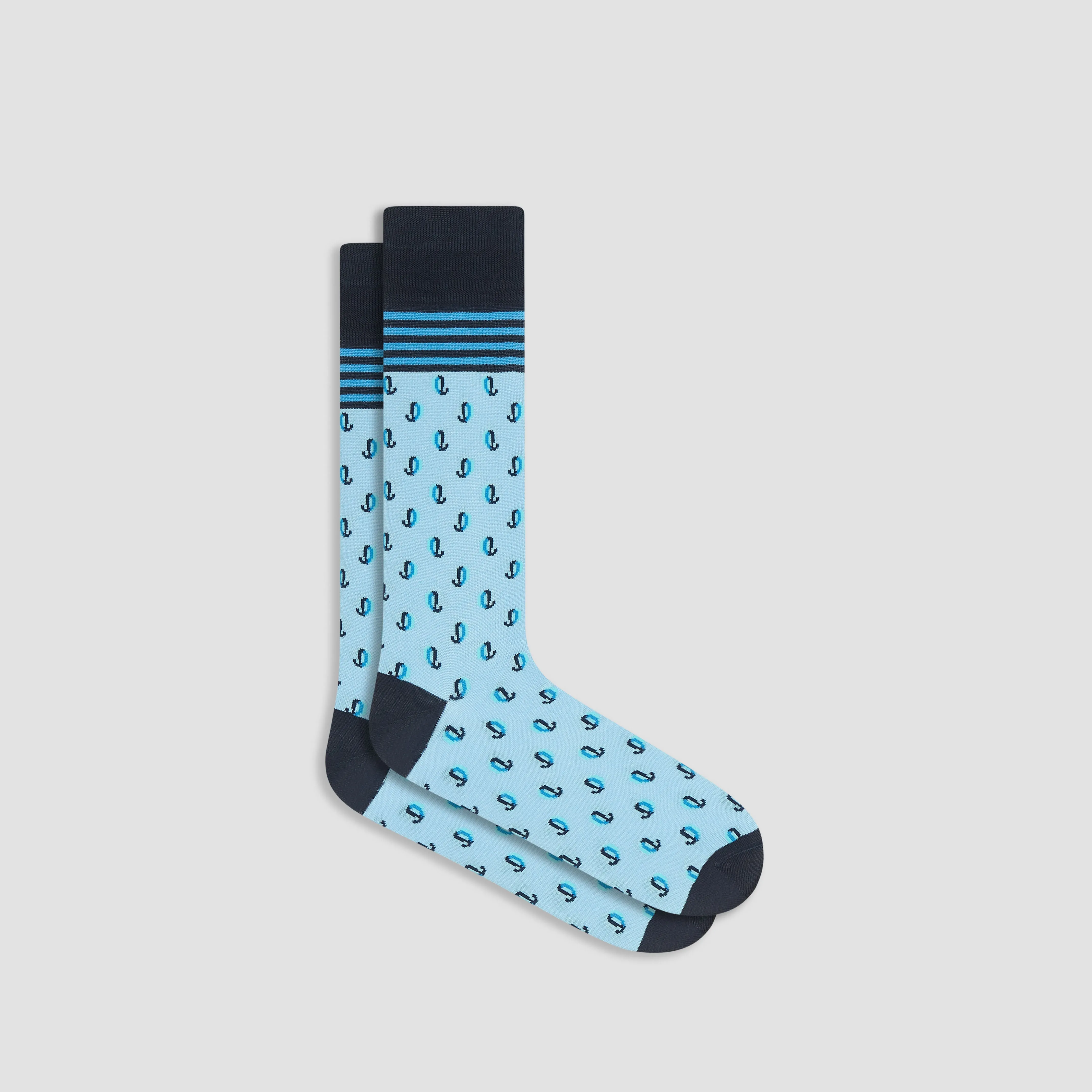 Paisley Mid-Calf Socks sold by Bugatchi