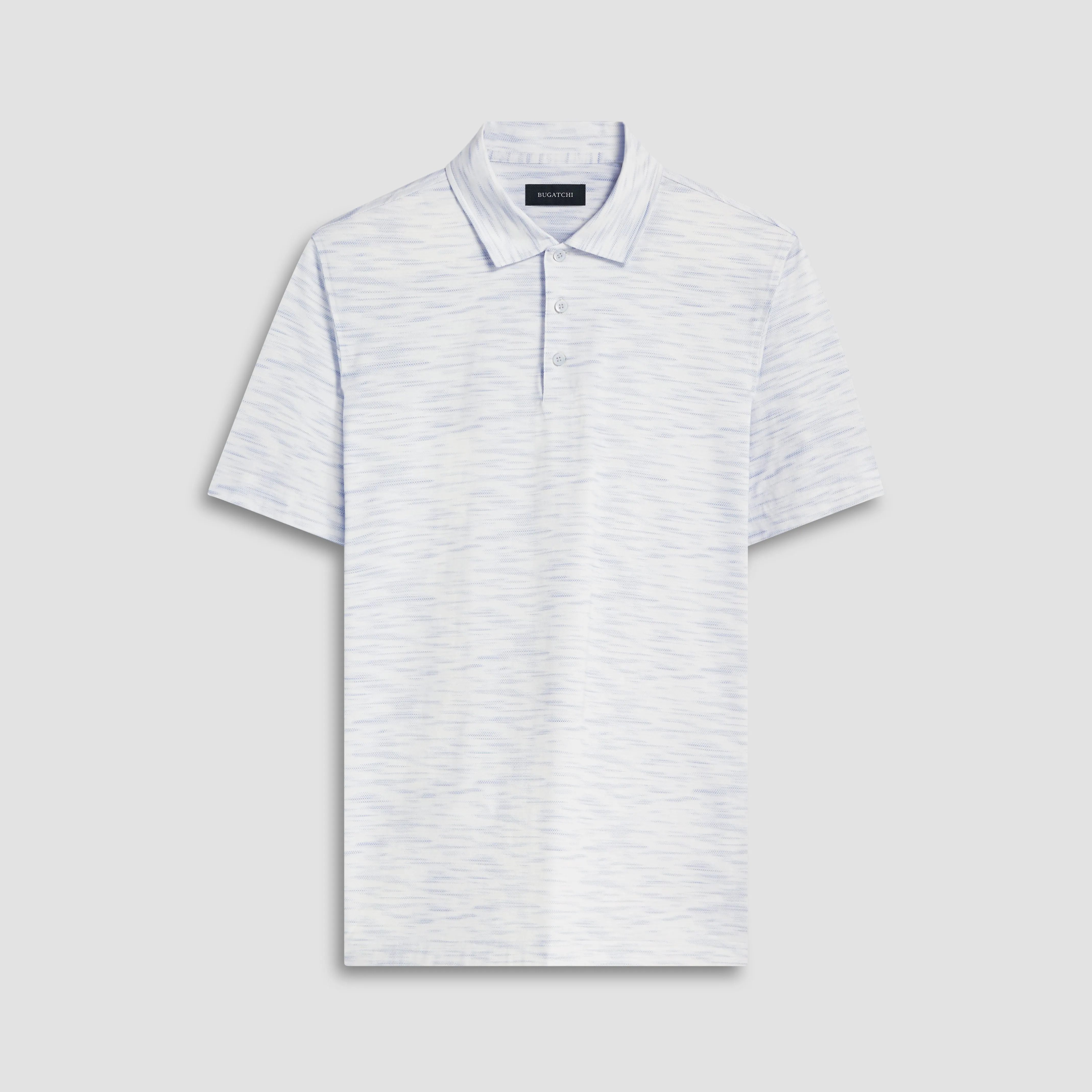 Victor Stitch Print OoohCotton Polo sold by Bugatchi