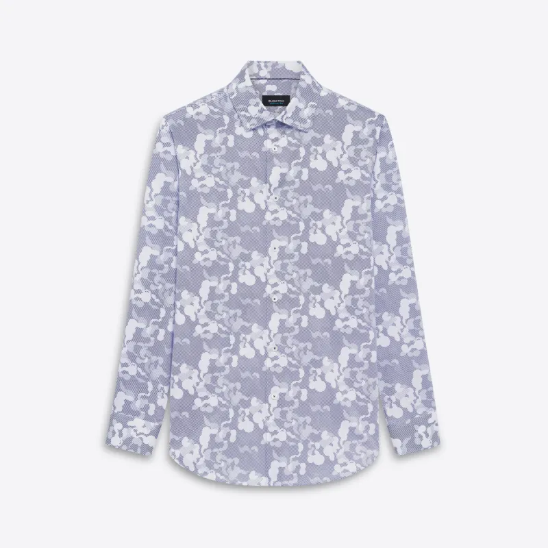 JAMES Abstract Print OoohCotton Shirt sold by Bugatchi