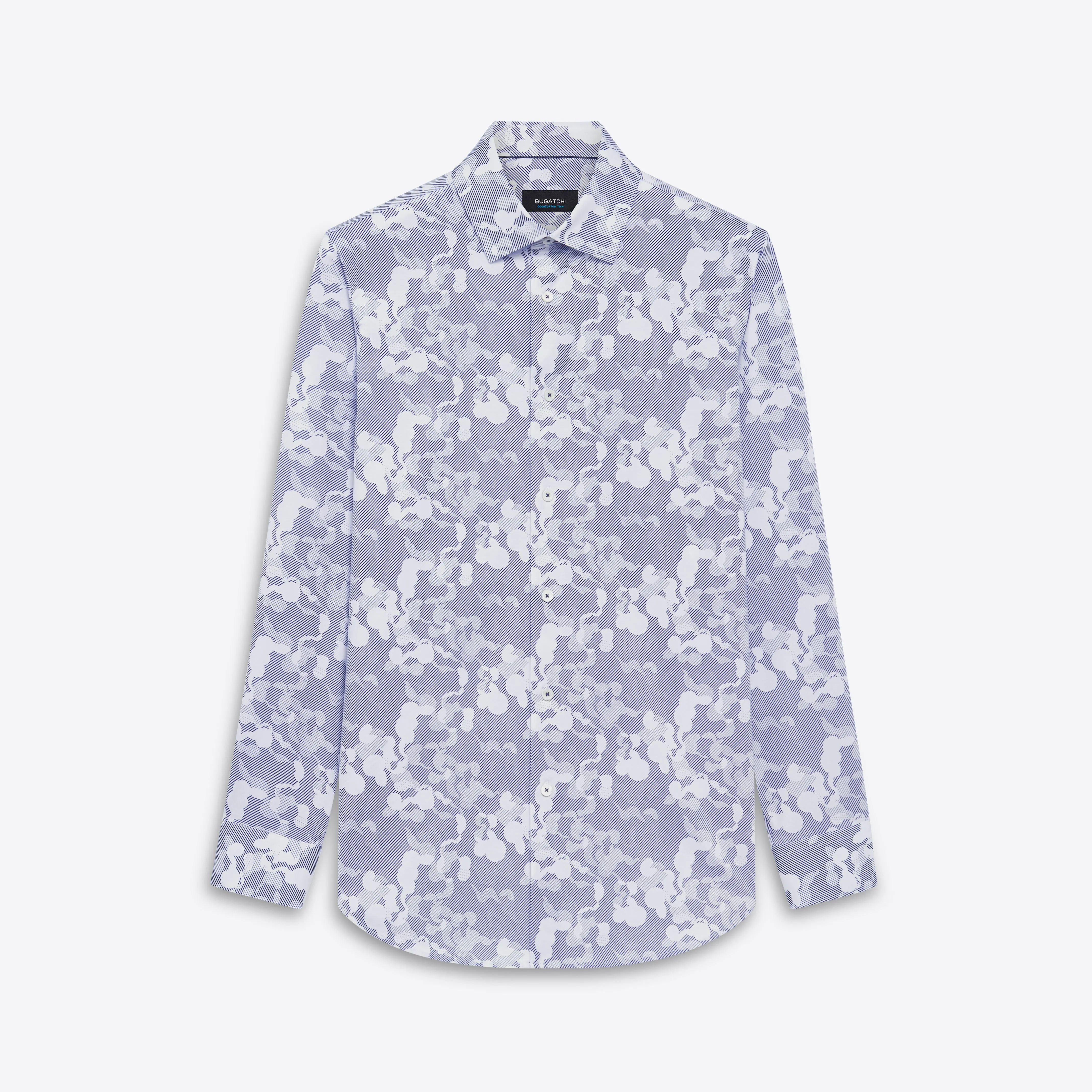 JAMES Abstract Print OoohCotton Shirt sold by Bugatchi
