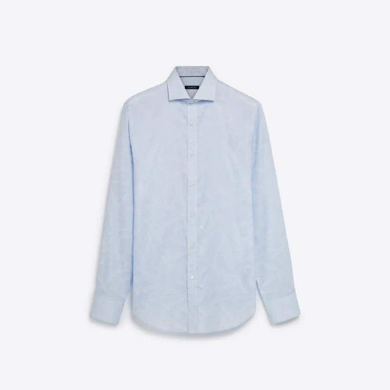 Pin Check Cotton Jacquard Shirt sold by Bugatchi