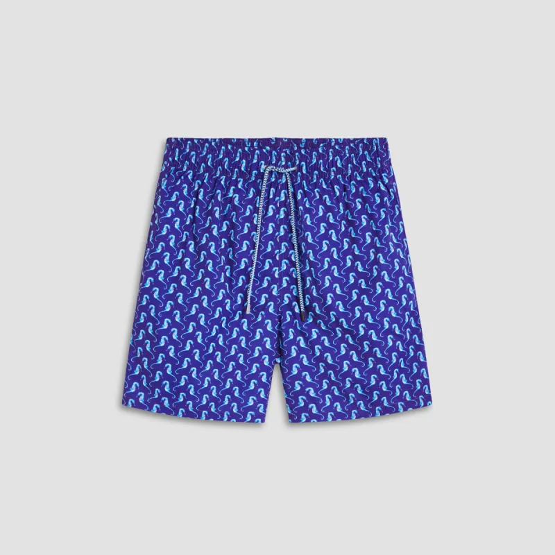 Adrian Sea Horse Swim Trunks sold by Bugatchi