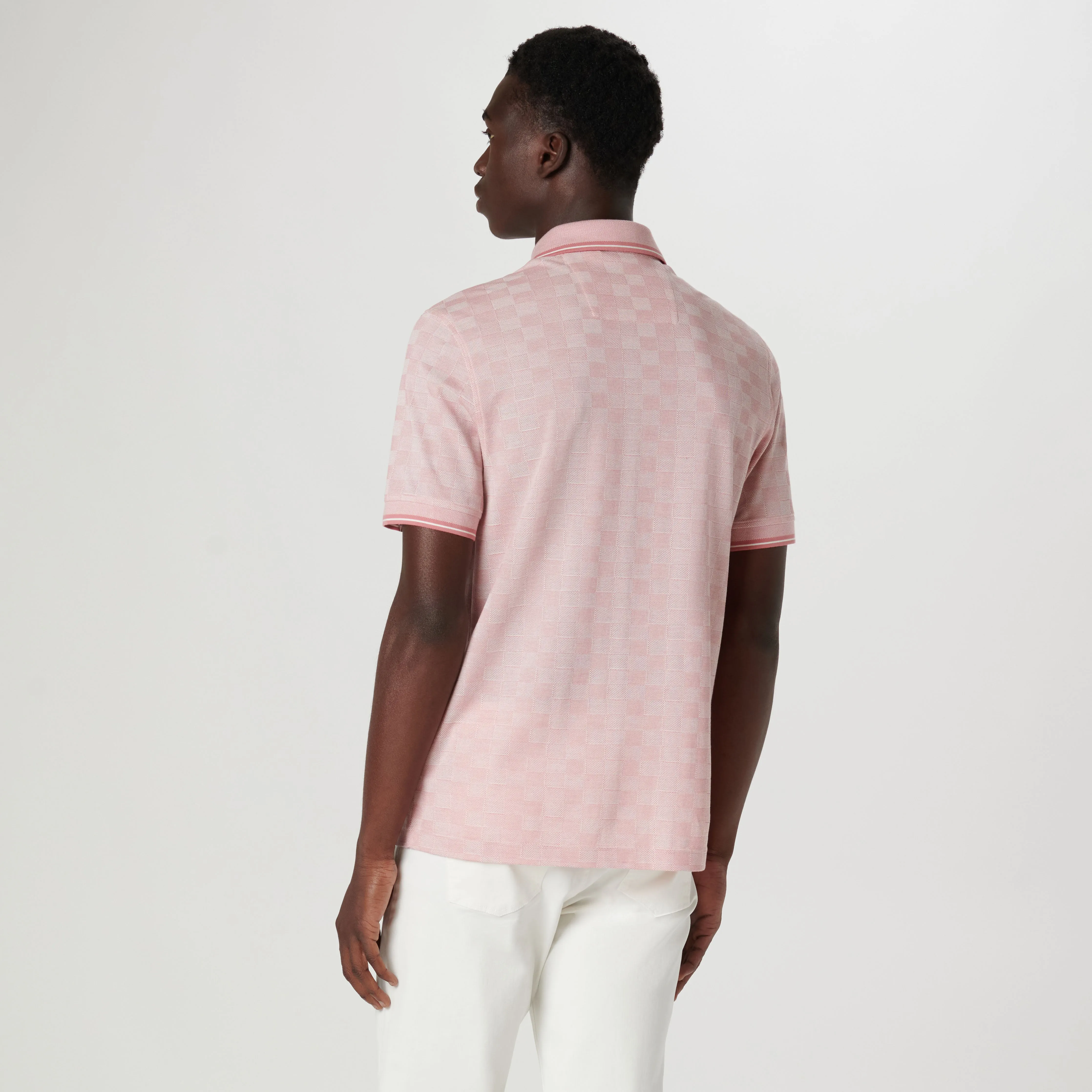 Checkerboard Polo sold by Bugatchi product image thumbnail 5
