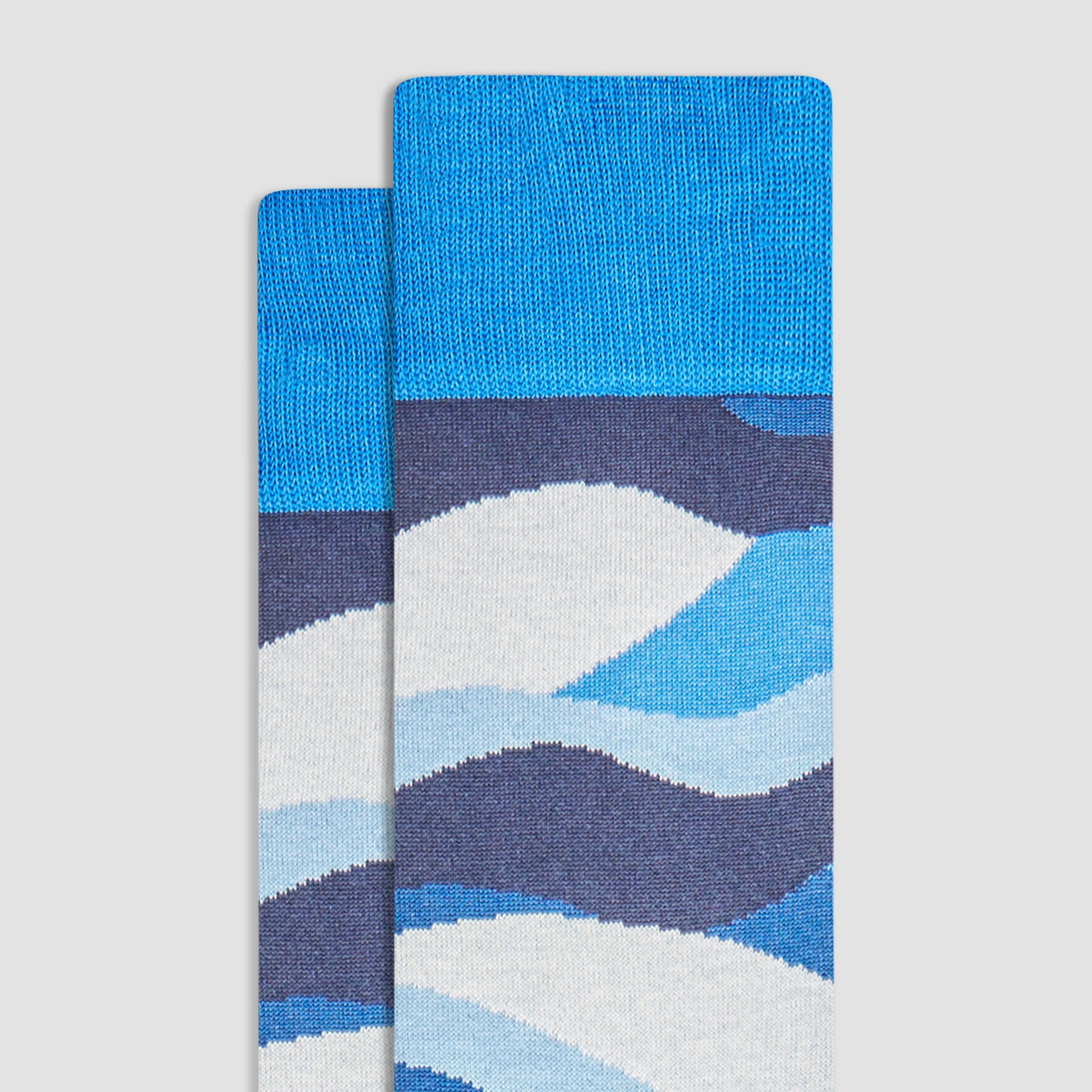 Abstract Mid-Calf Socks sold by Bugatchi product image thumbnail 2