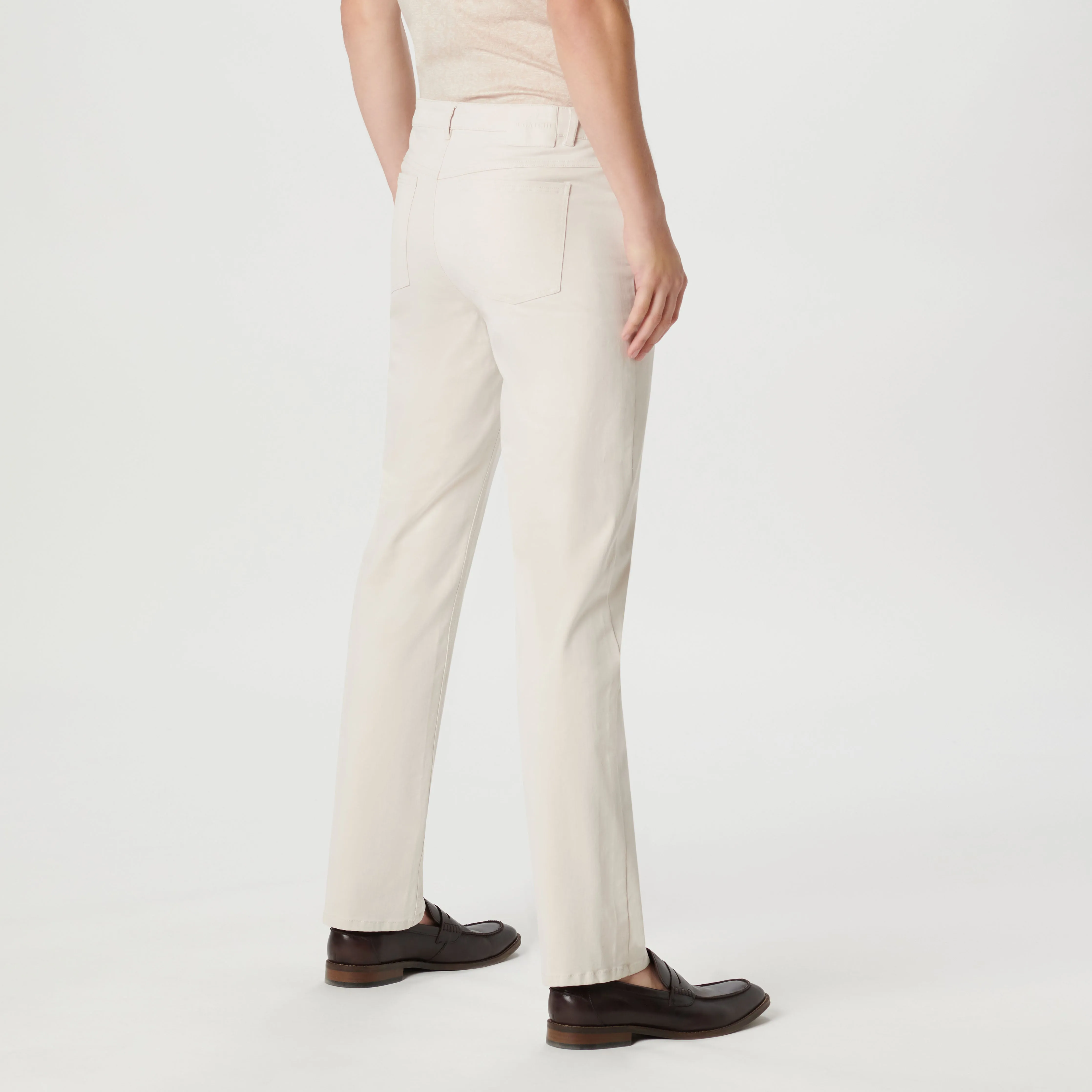 Preston Solid Five Pocket Pant sold by Bugatchi product image thumbnail 3