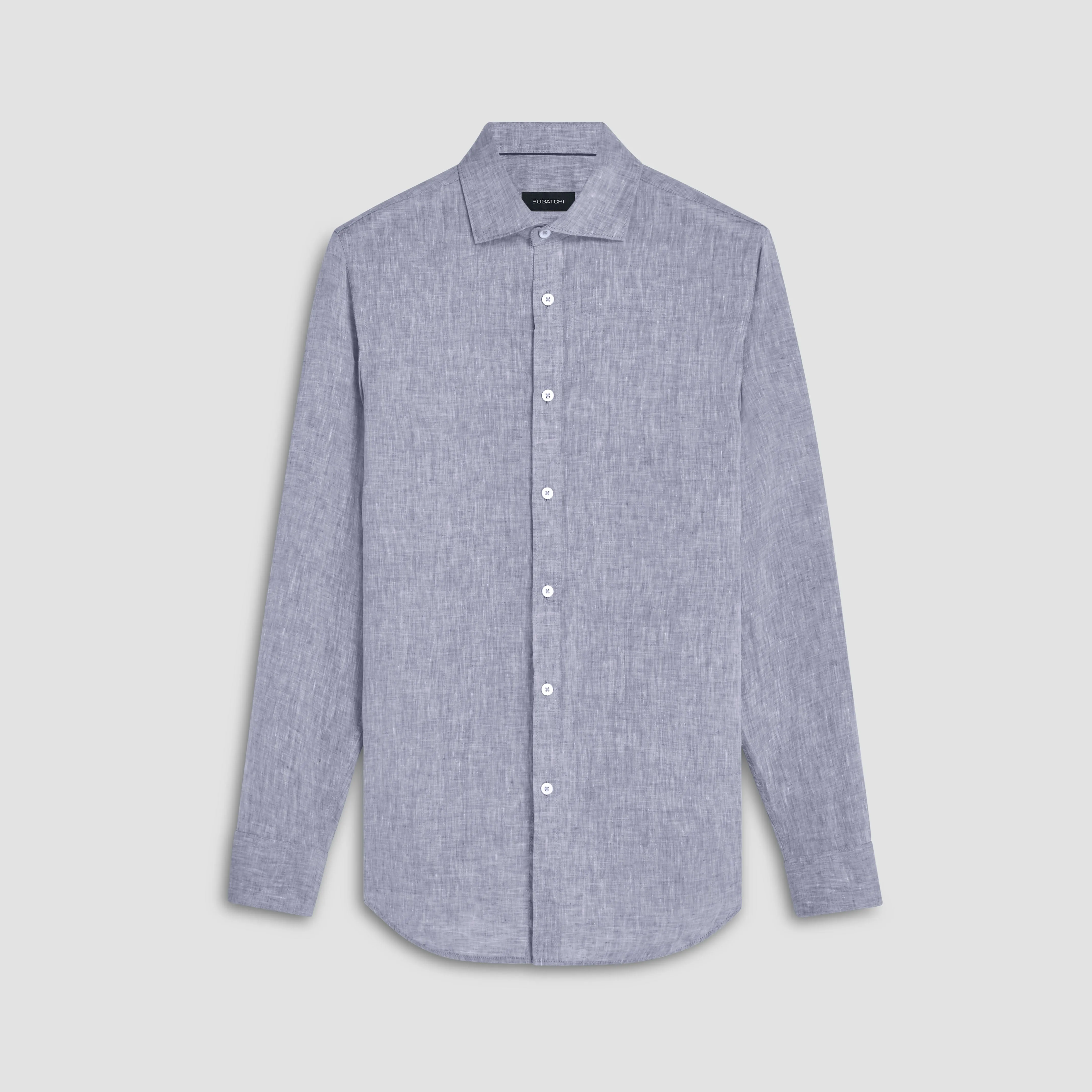 Axel Solid Linen Shirt sold by Bugatchi
