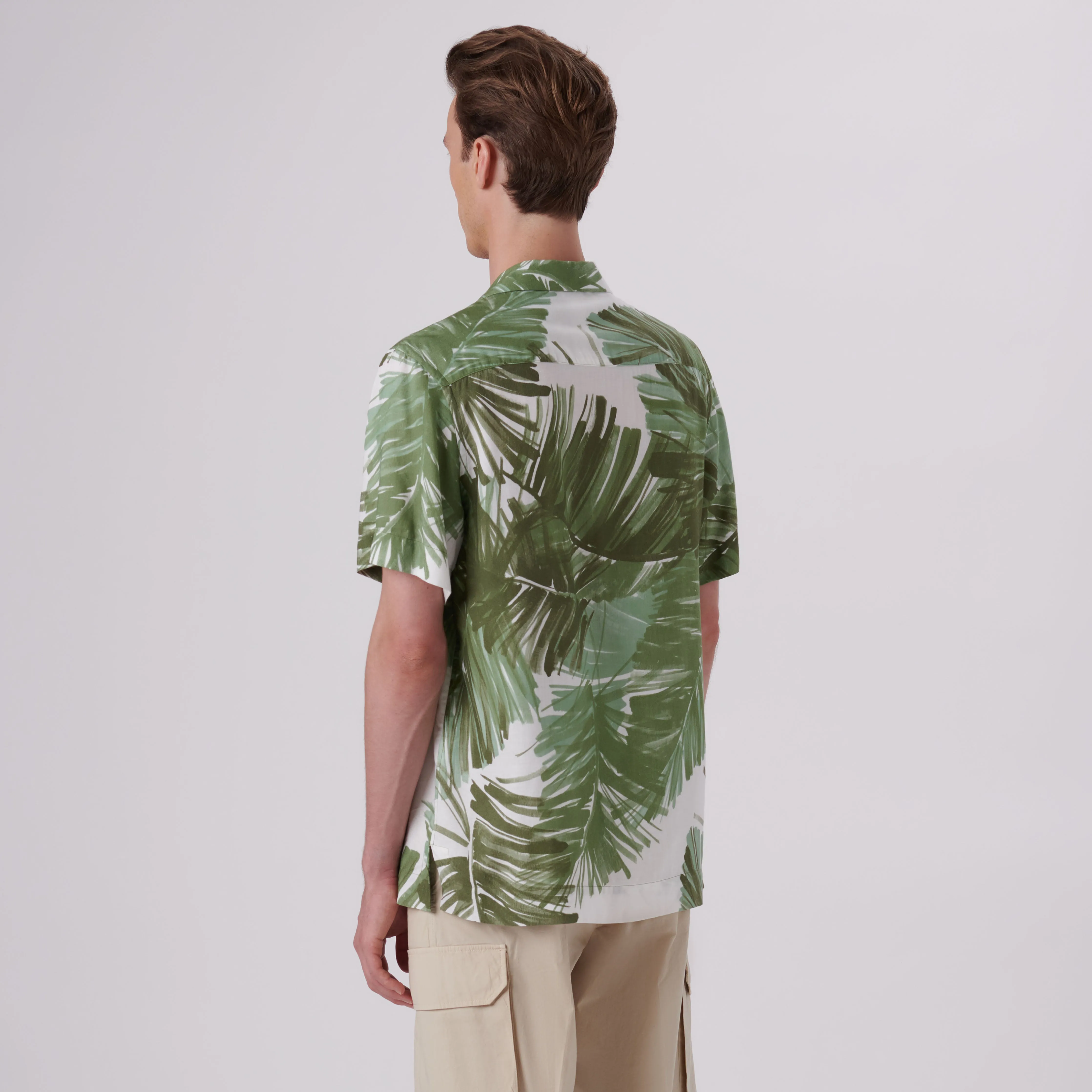 Jackson Abstract Print Short Sleeve Shirt sold by Bugatchi product image thumbnail 4