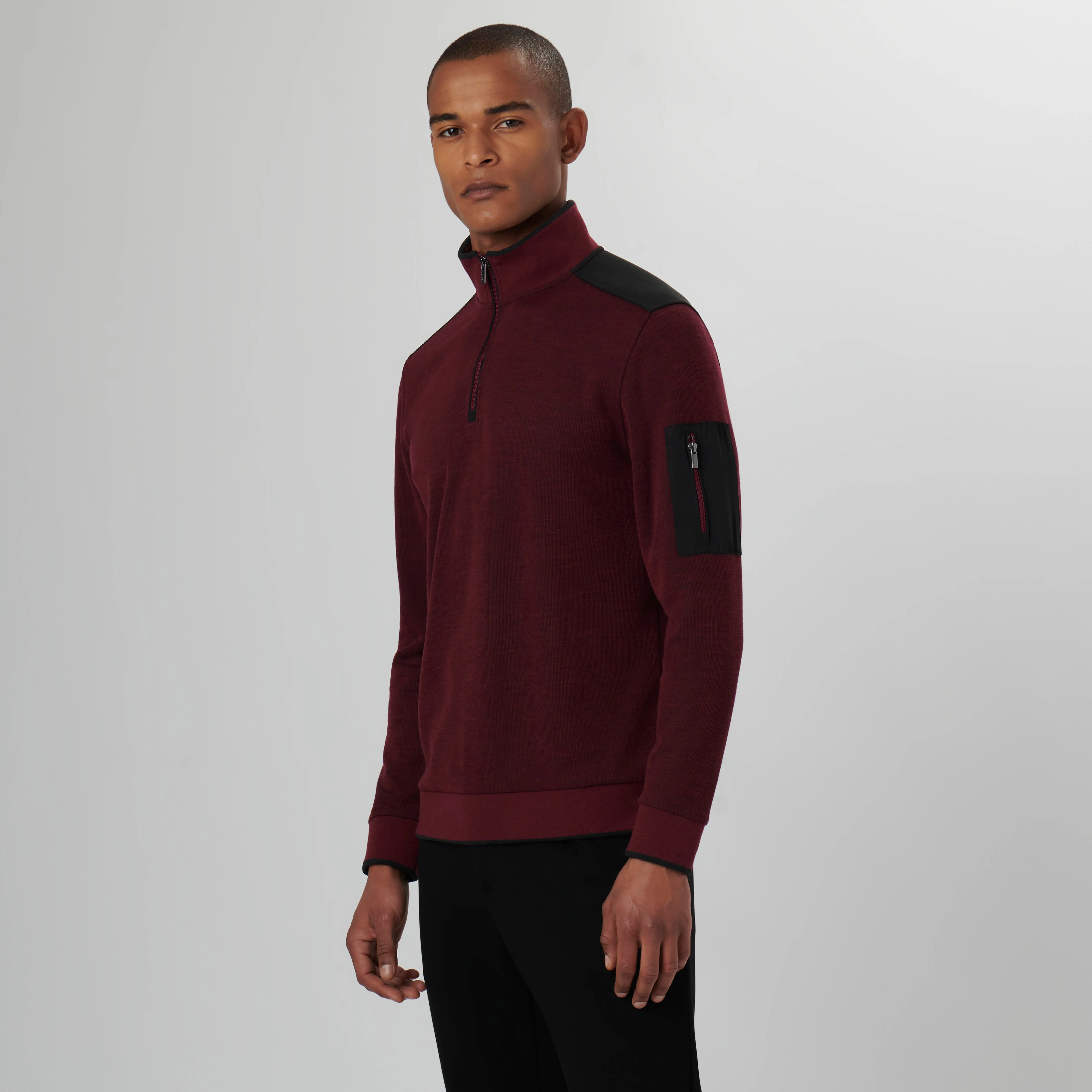 Quarter Zip Pullover sold by Bugatchi product image thumbnail 3