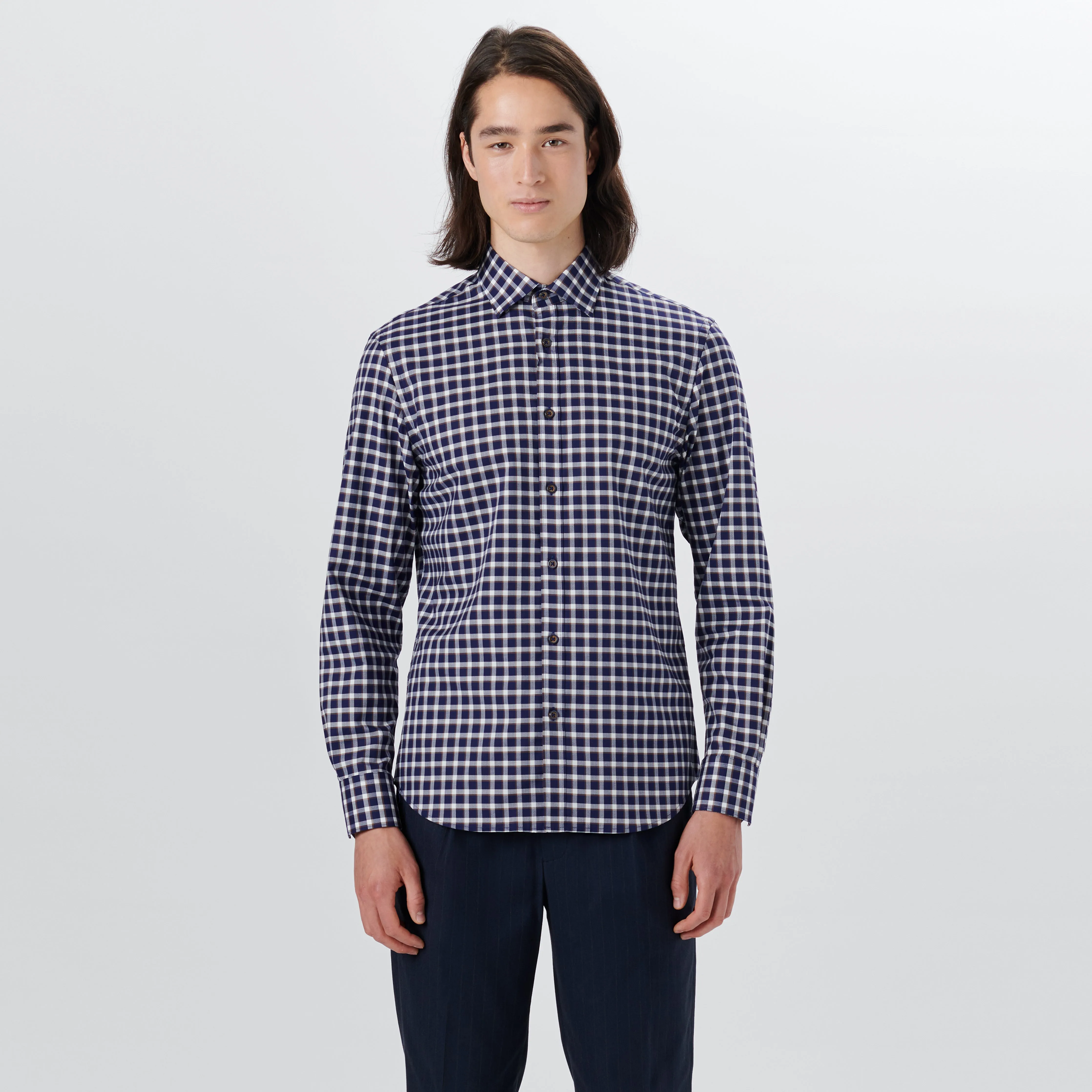 KARL Checkered Shirt sold by Bugatchi product image thumbnail 2