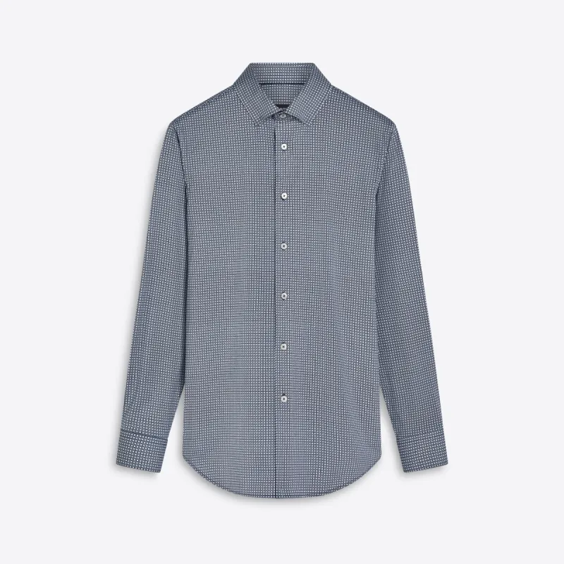 JAMES Geometric Print OoohCotton Shirt sold by Bugatchi