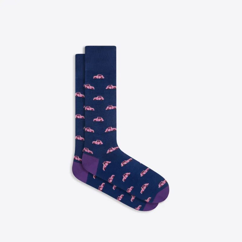 Vintage Car Mid-Calf Socks sold by Bugatchi
