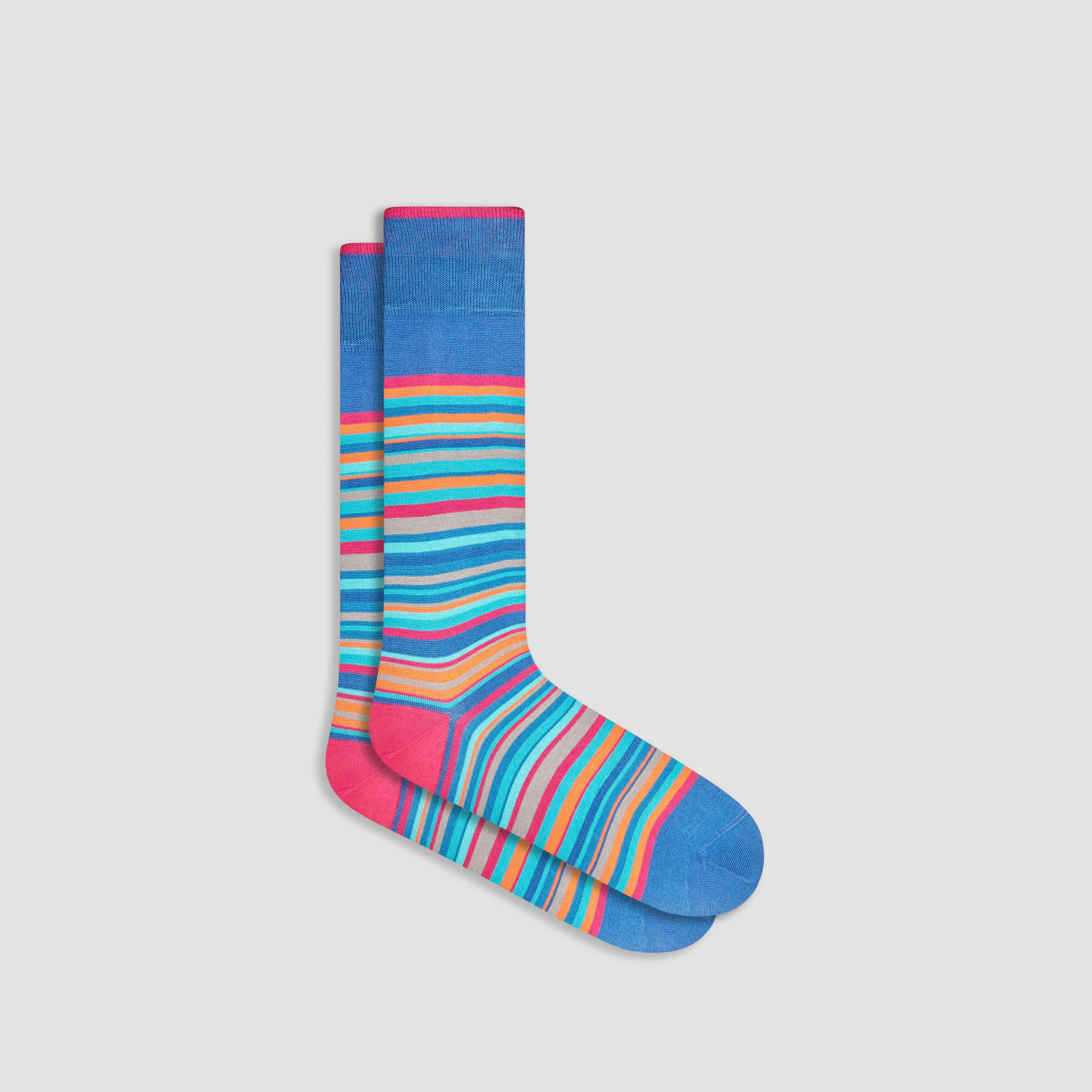 Striped Mid-Calf Socks sold by Bugatchi