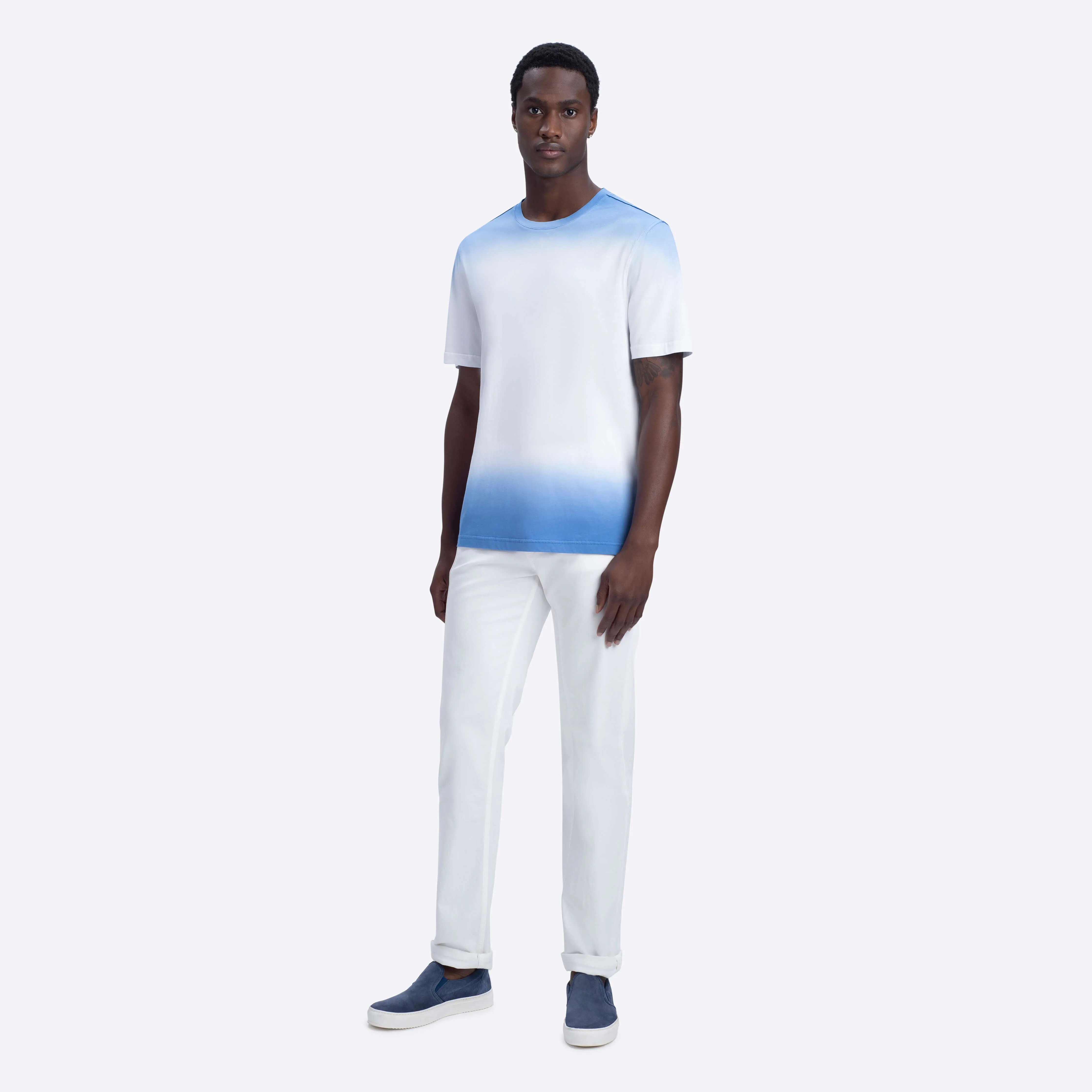 Short Sleeve Crew Neck T-Shirt sold by Bugatchi product image thumbnail 5