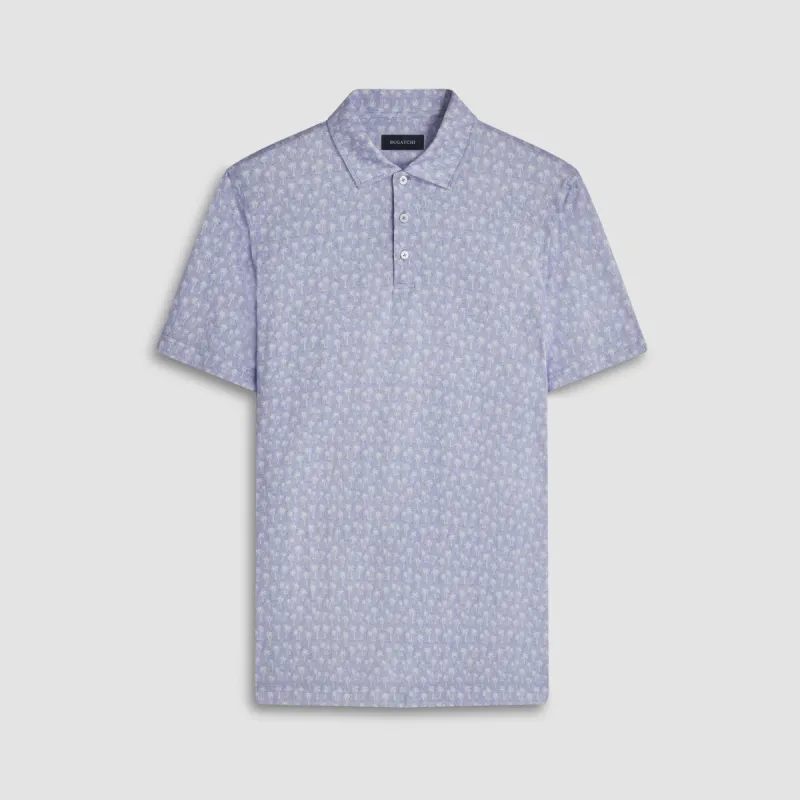 Victor Palm Tree OoohCotton Polo sold by Bugatchi