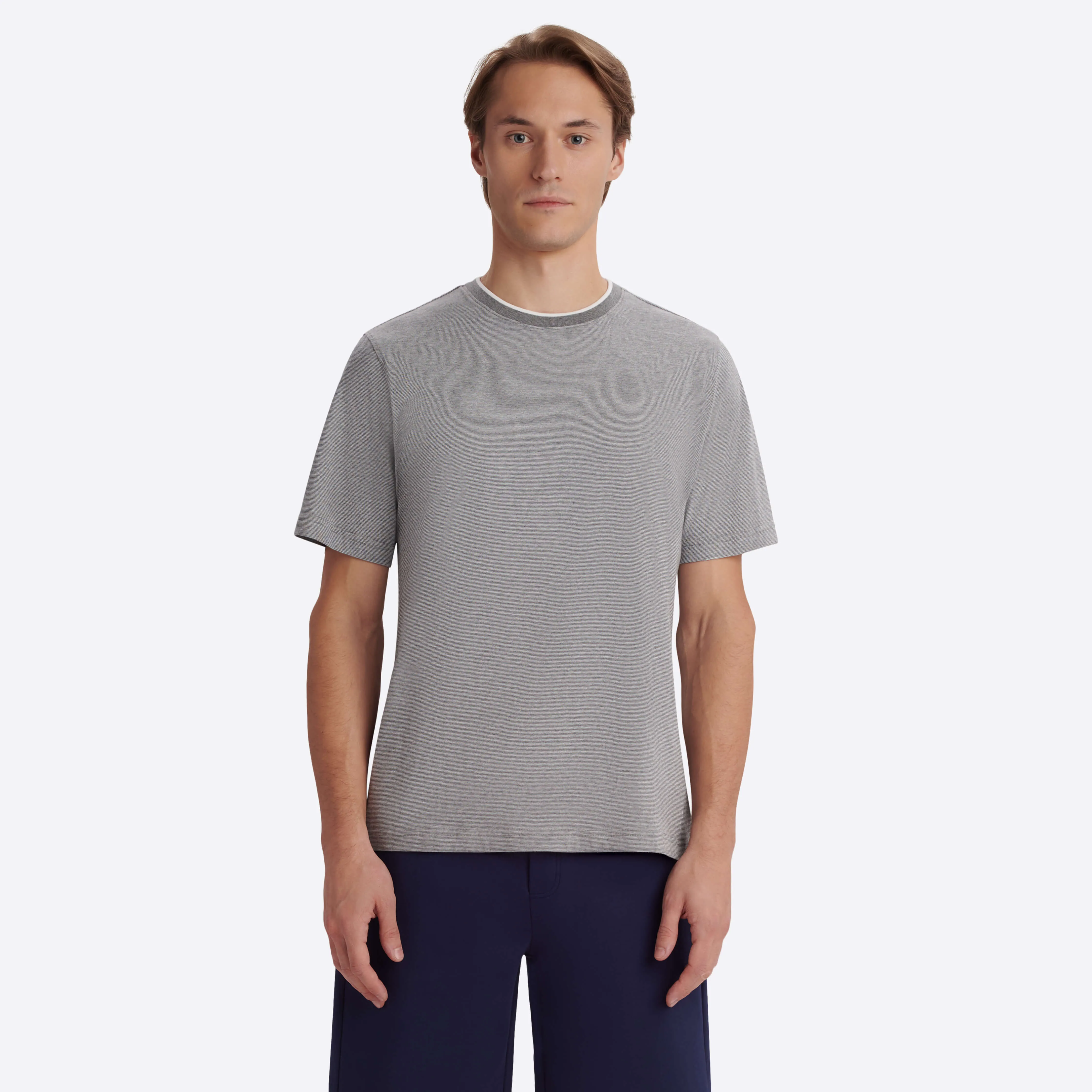 Short Sleeve Crew Neck T-Shirt sold by Bugatchi product image thumbnail 2