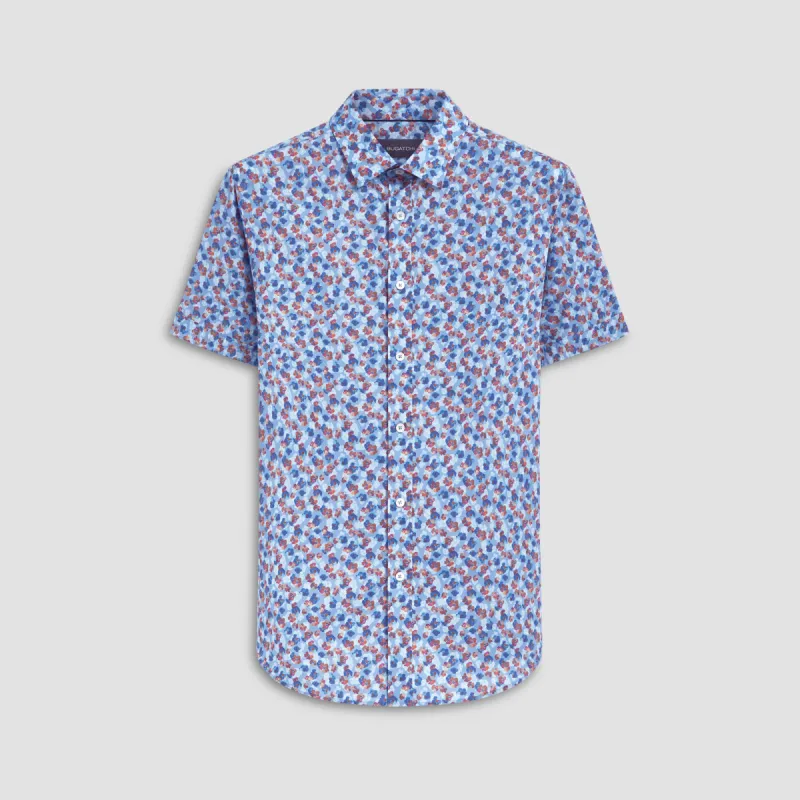 Orson Floral Print Short Sleeve Shirt sold by Bugatchi
