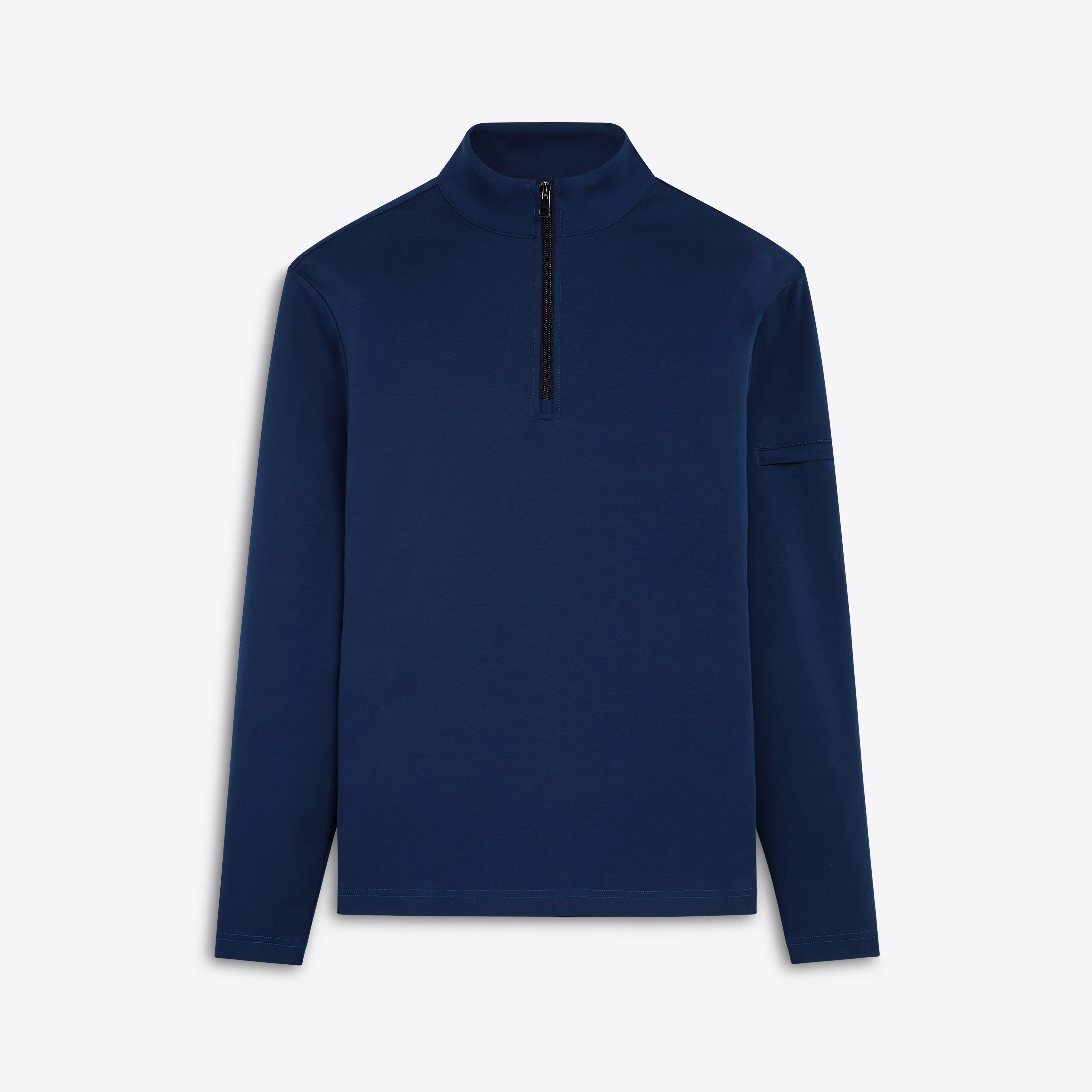 Long Sleeve Quarter Zip Pullover sold by Bugatchi