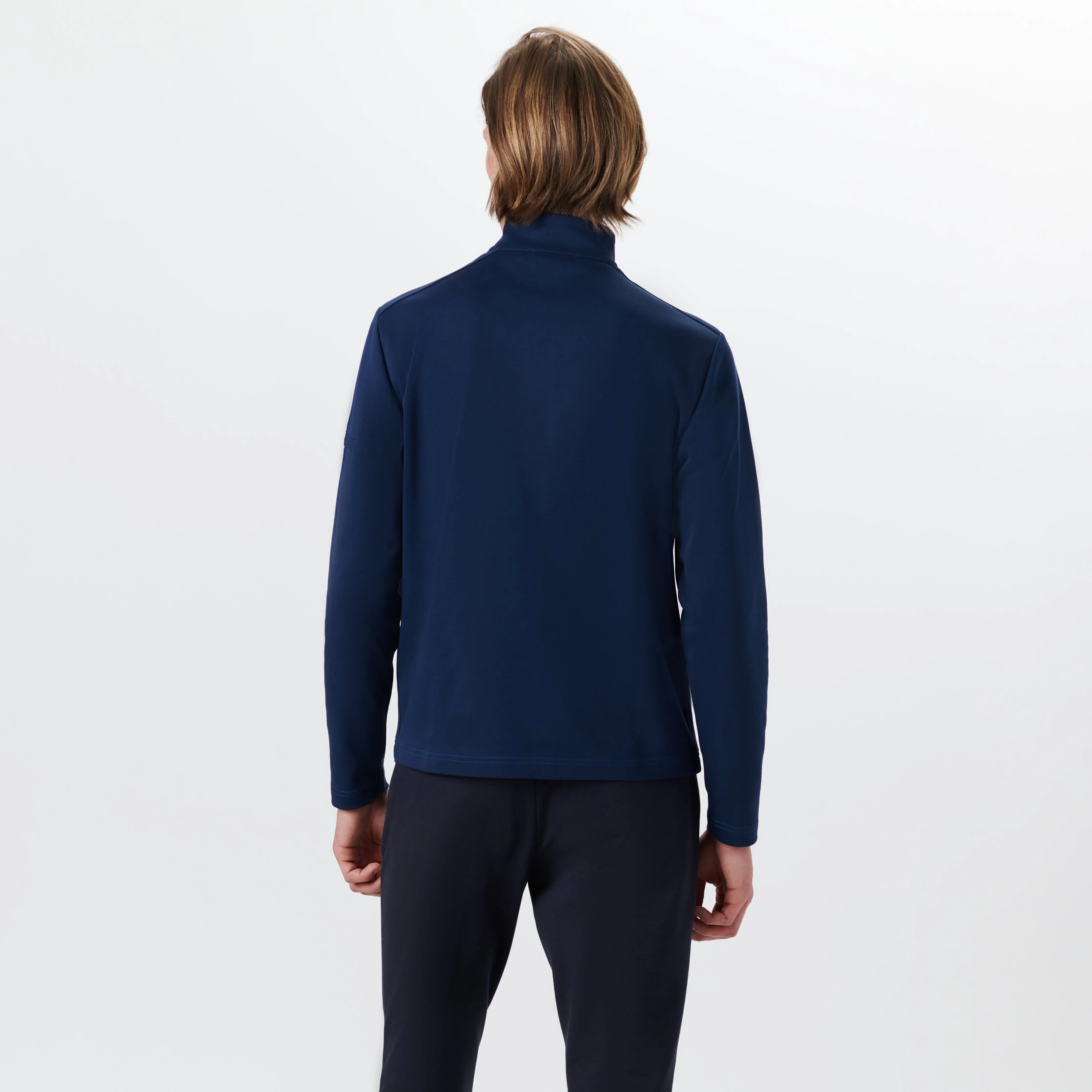 Long Sleeve Quarter Zip Pullover sold by Bugatchi product image thumbnail 4