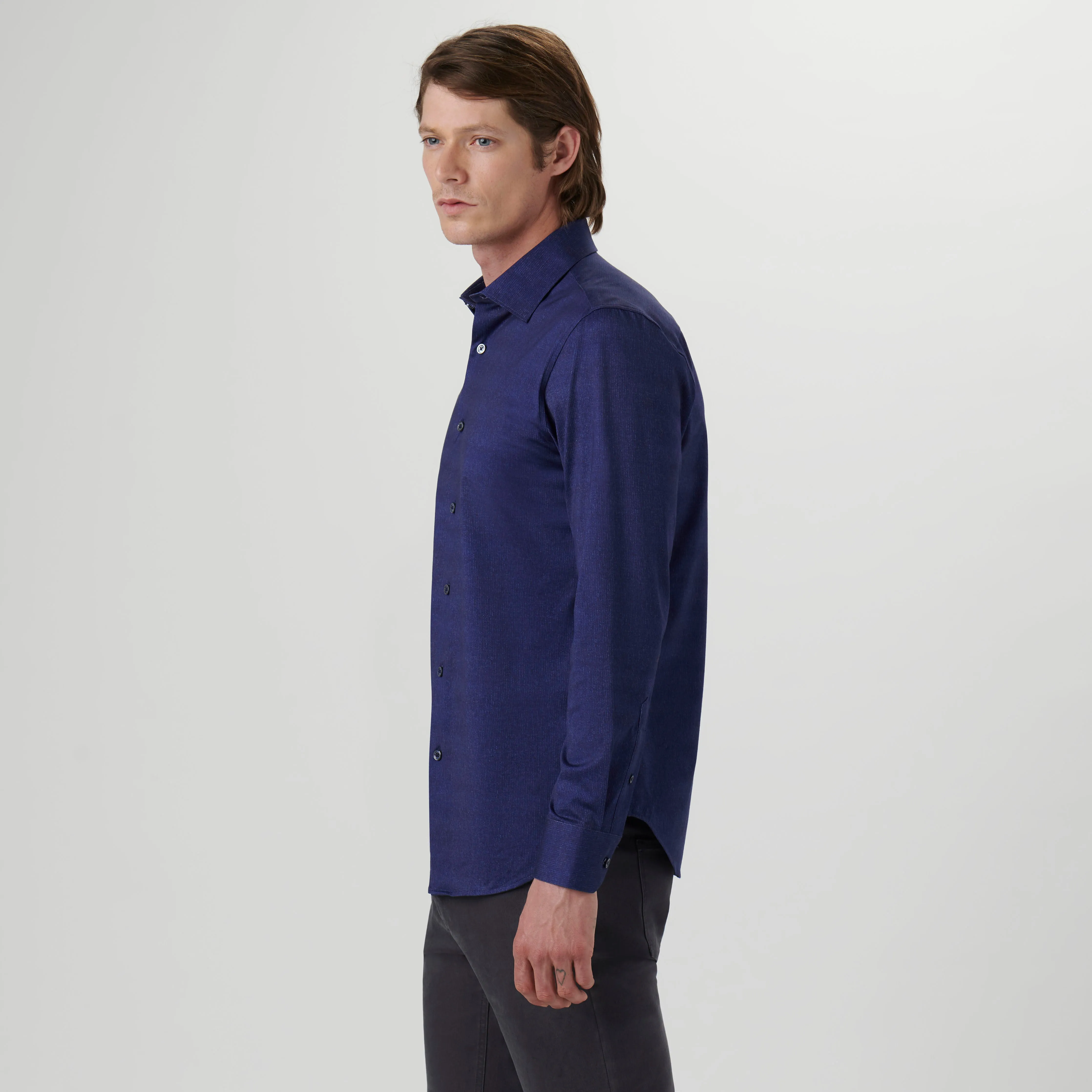 James Melange OoohCotton Shirt sold by Bugatchi product image thumbnail 3