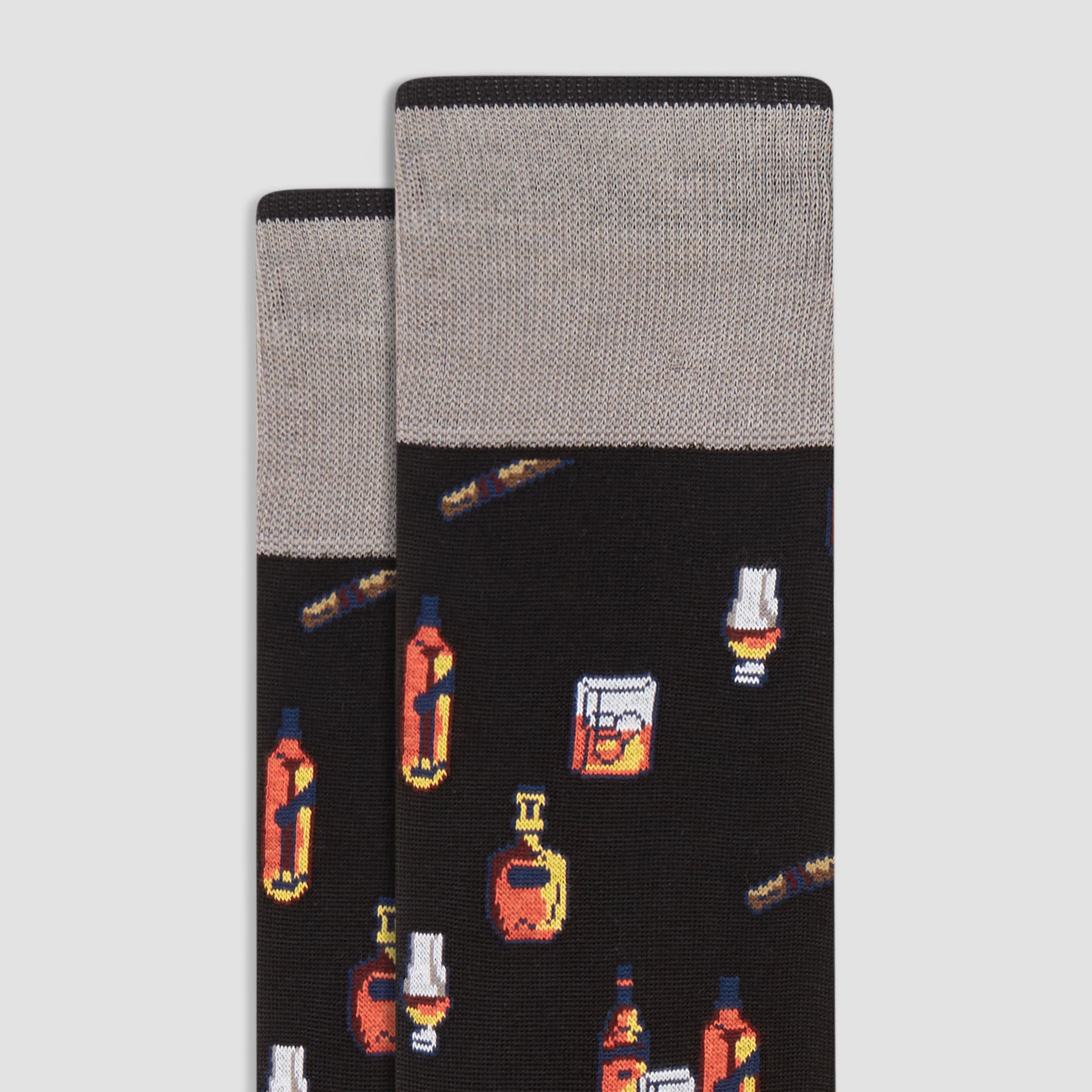 Cigar Bar Mid-Calf Socks sold by Bugatchi product image thumbnail 2