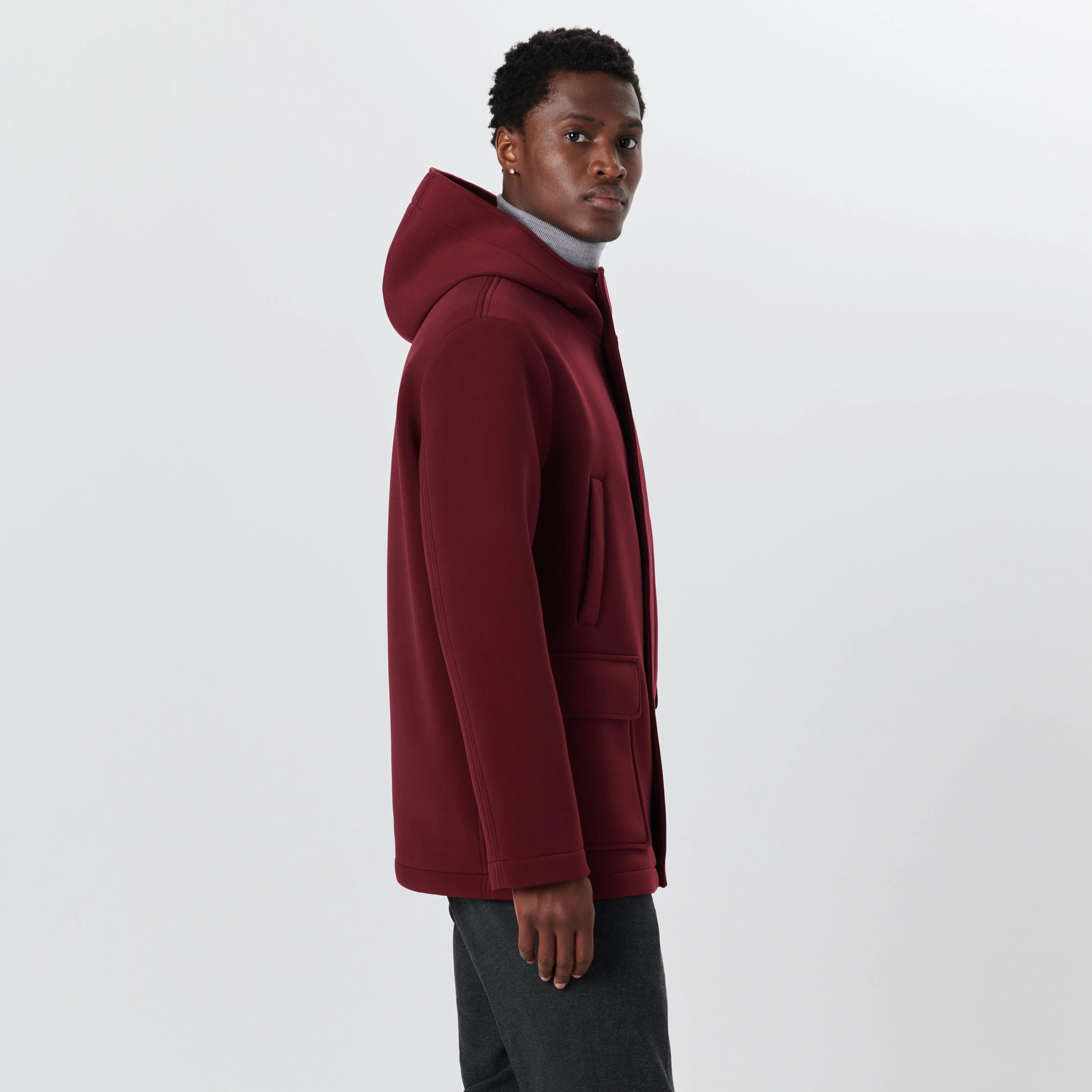 Car Coat with Hood sold by Bugatchi product image thumbnail 3