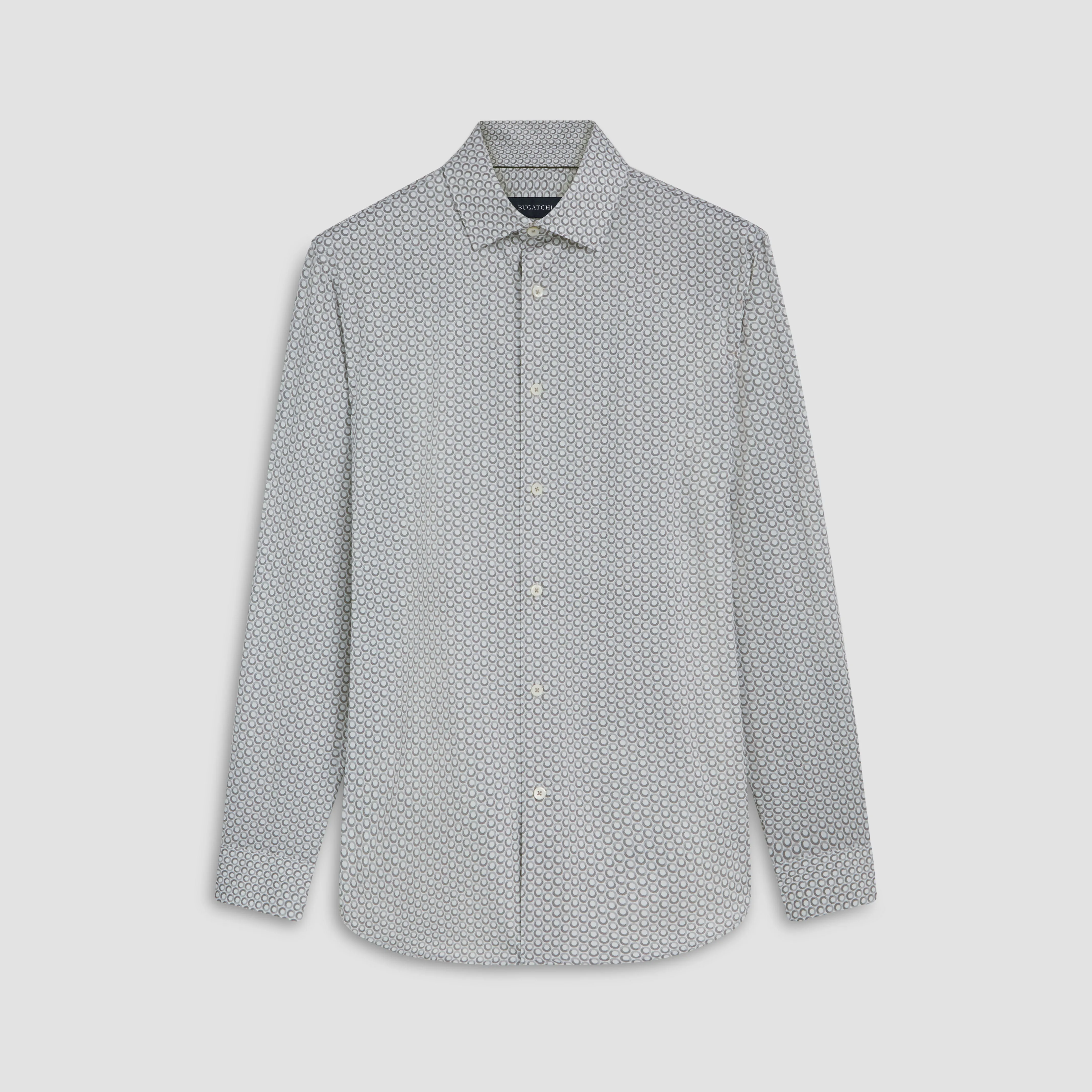 James Geometric OoohCotton Shirt sold by Bugatchi
