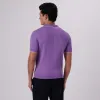 Rib Knit Short Sleeve Johnny Collar Sweater sold by Bugatchi