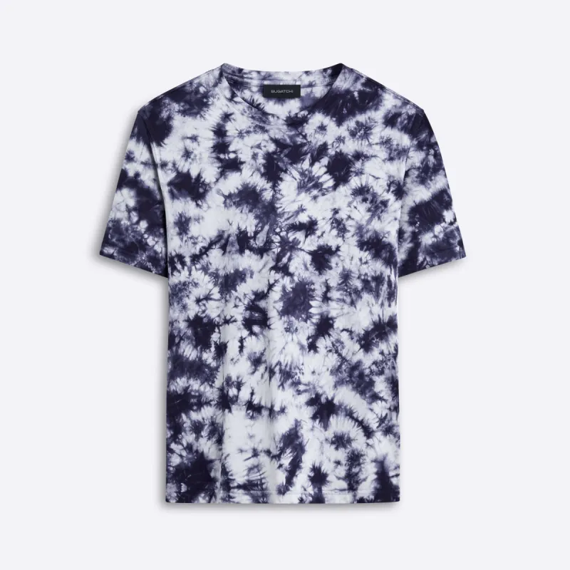 Tie-Dye Crew Neck T-Shirt made by Bugatchi