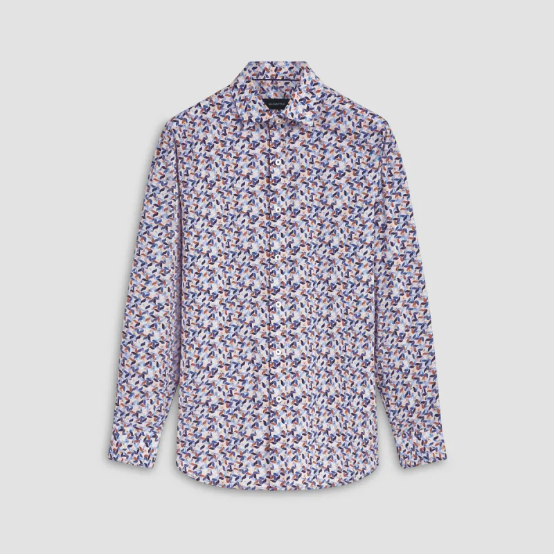 Axel Abstract Print Shirt sold by Bugatchi