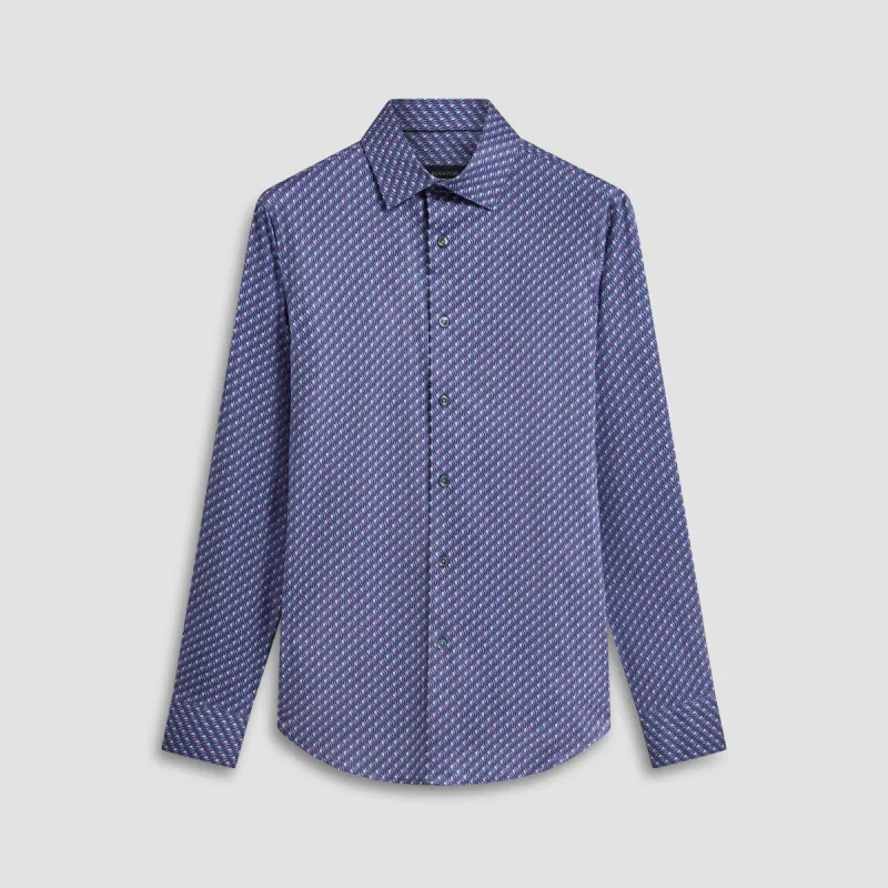 James Geometric OoohCotton Shirt sold by Bugatchi