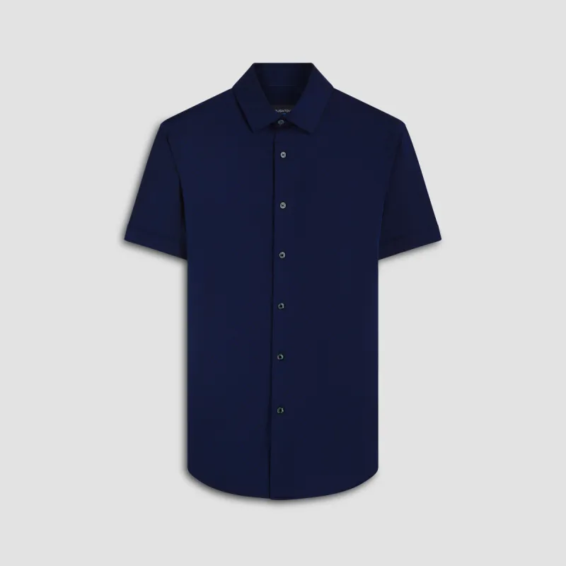 Miles Paisley Print OoohCotton Short Sleeve Shirt sold by Bugatchi