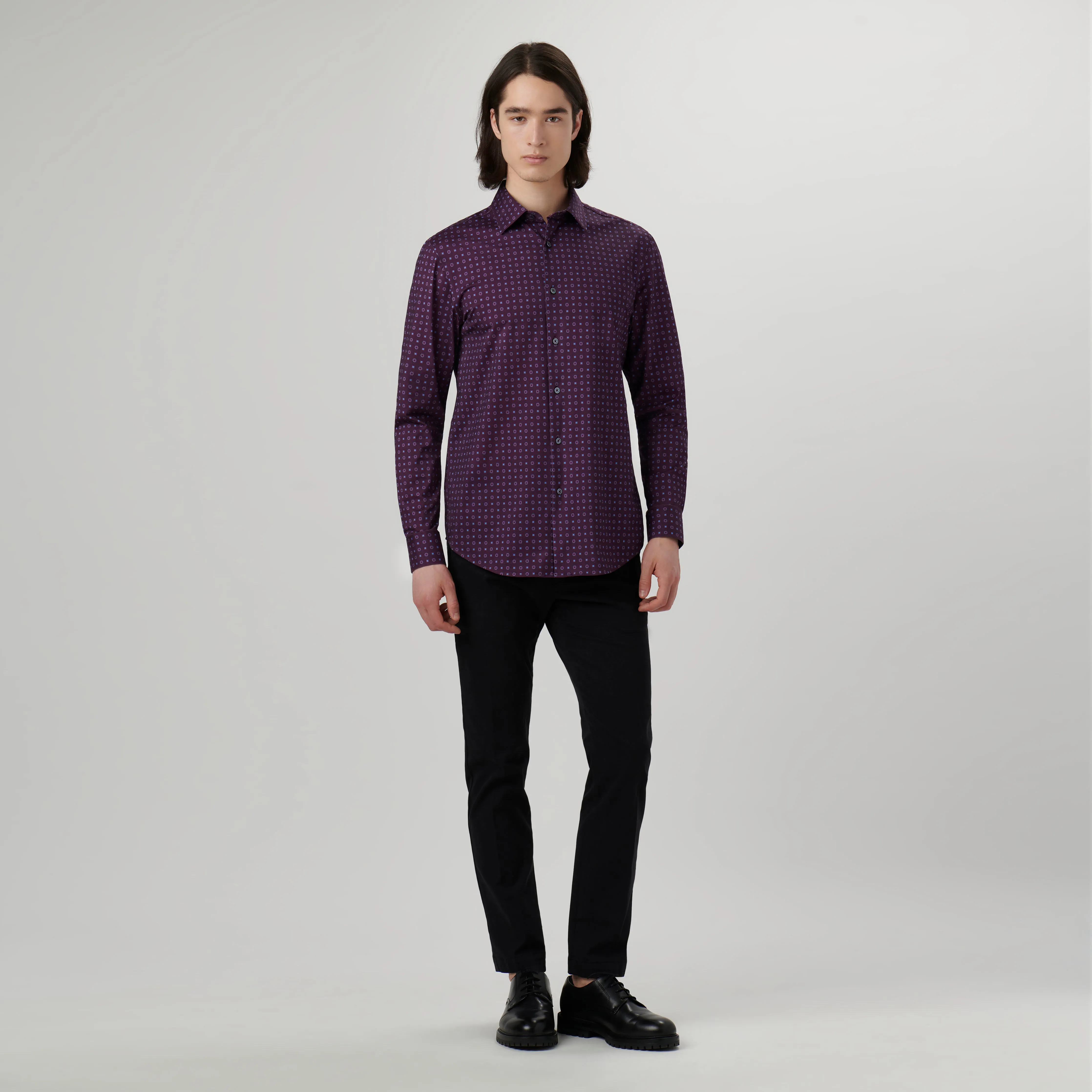 James Floral OoohCotton Shirt sold by Bugatchi product image thumbnail 5