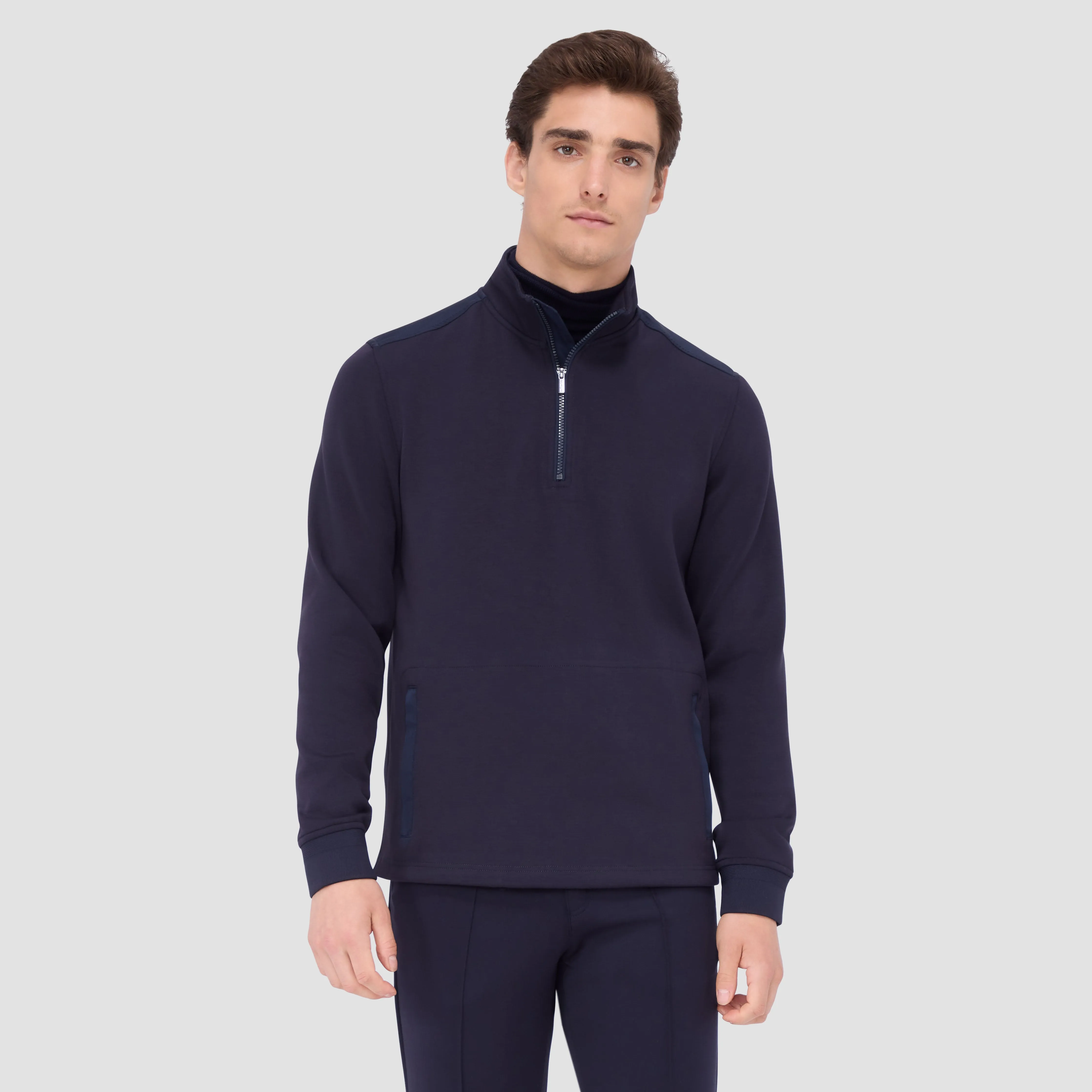 Soft Touch Performance Quarter-Zip Pullover sold by Bugatchi product image thumbnail 2